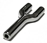 Vista 3 de 5 mini silenciadores de tubo de barril doble en forma de Y de metal para botella, accesorio de montaje de laboratorio