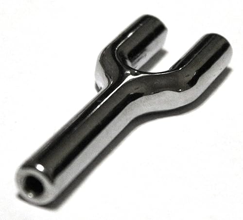 Miniatura 3 de 5 mini silenciadores de tubo de barril doble en forma de Y de metal para botella, accesorio de montaje de laboratorio