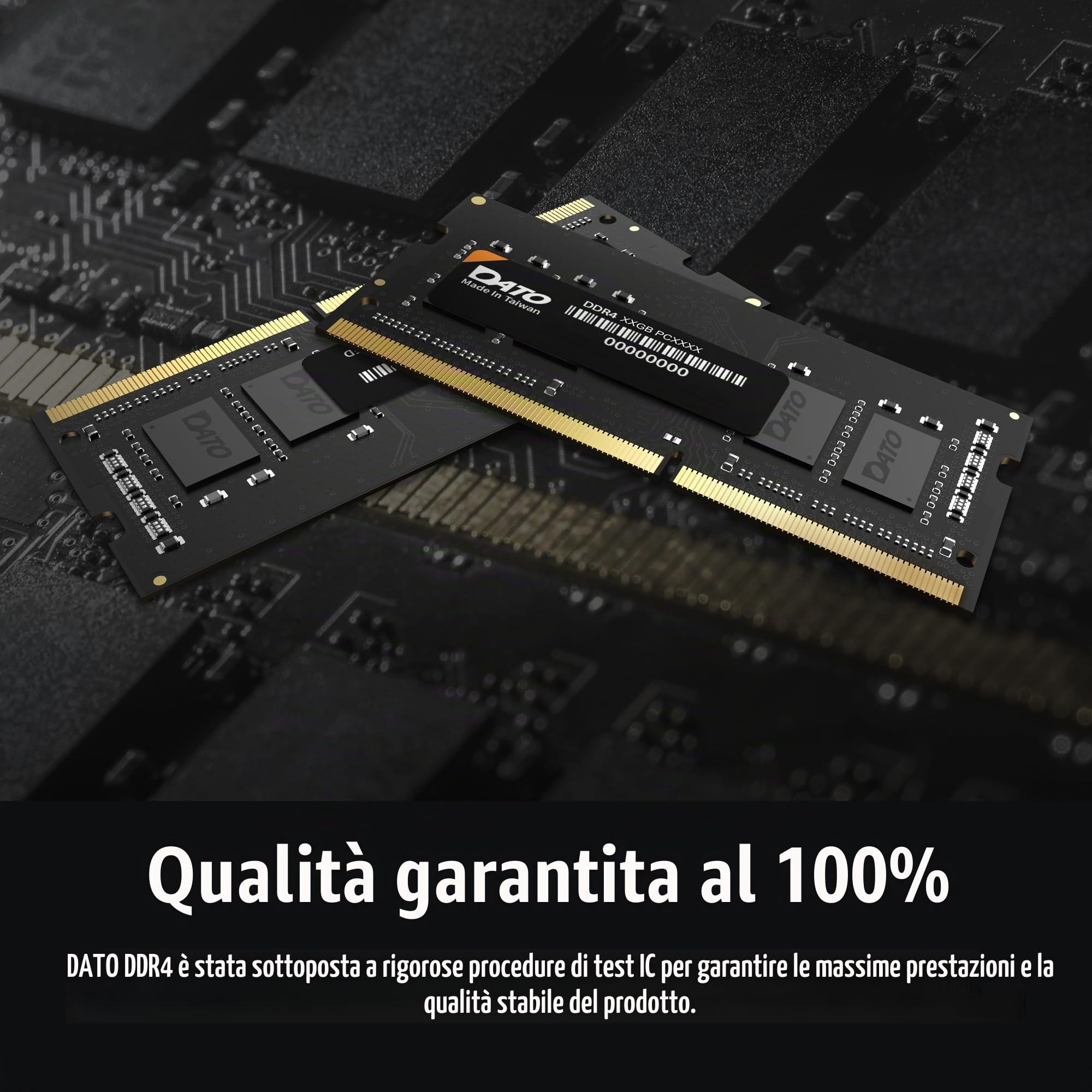 DATO Modulo di memoria RAM da 16 GB DDR4 3200 MHz PC4-25600 CL22 SODIMM 1,2 V 260 pin Non-ECC SO-DIMM per computer portatile notebook