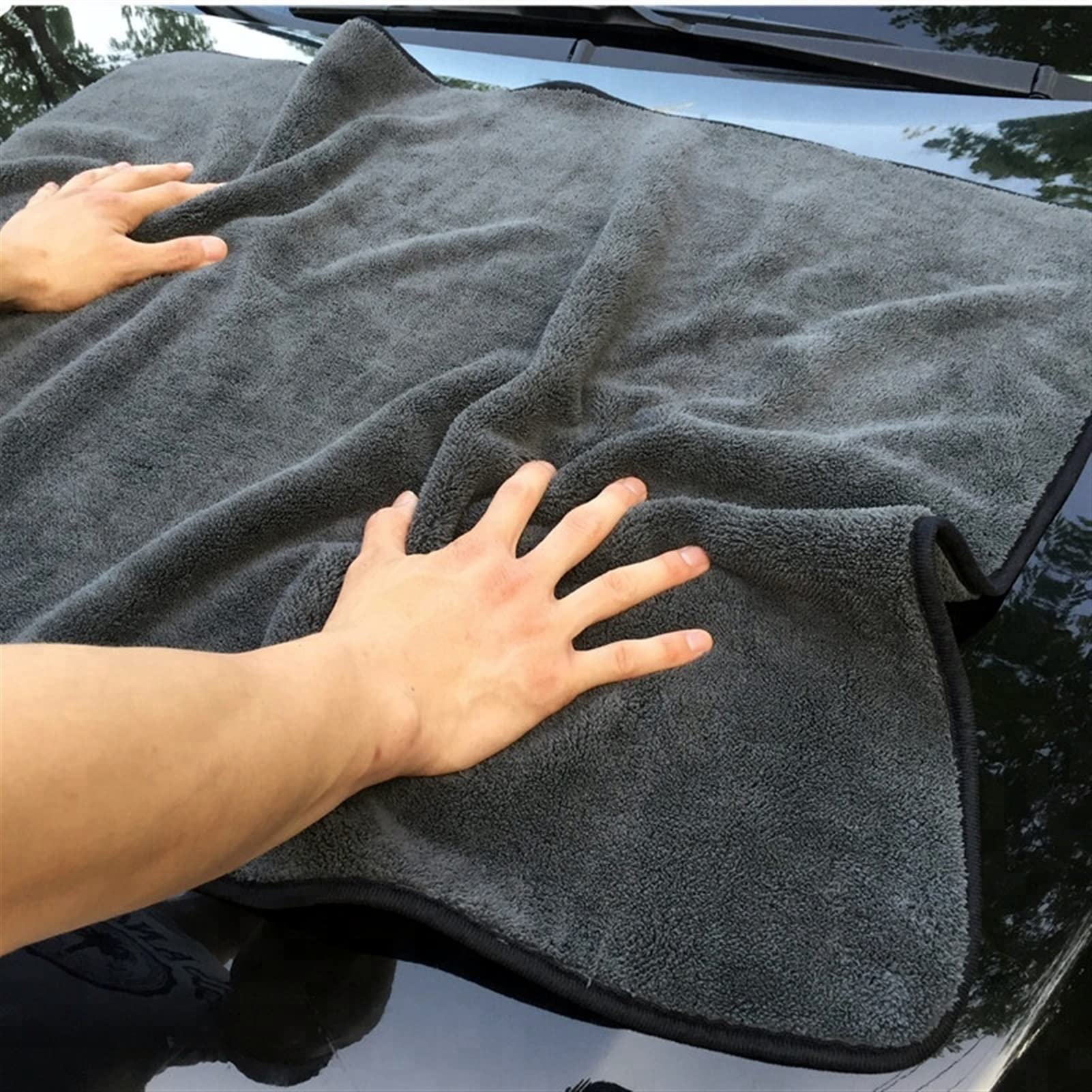 TRUSTTWO 130 0gsm 5 0x50cm Súper Absorbente Lavado de Autos encerrar Toallas de Pulido Durable Microfibra Toalla Coral Velvet Coche Paño de Limpieza The New