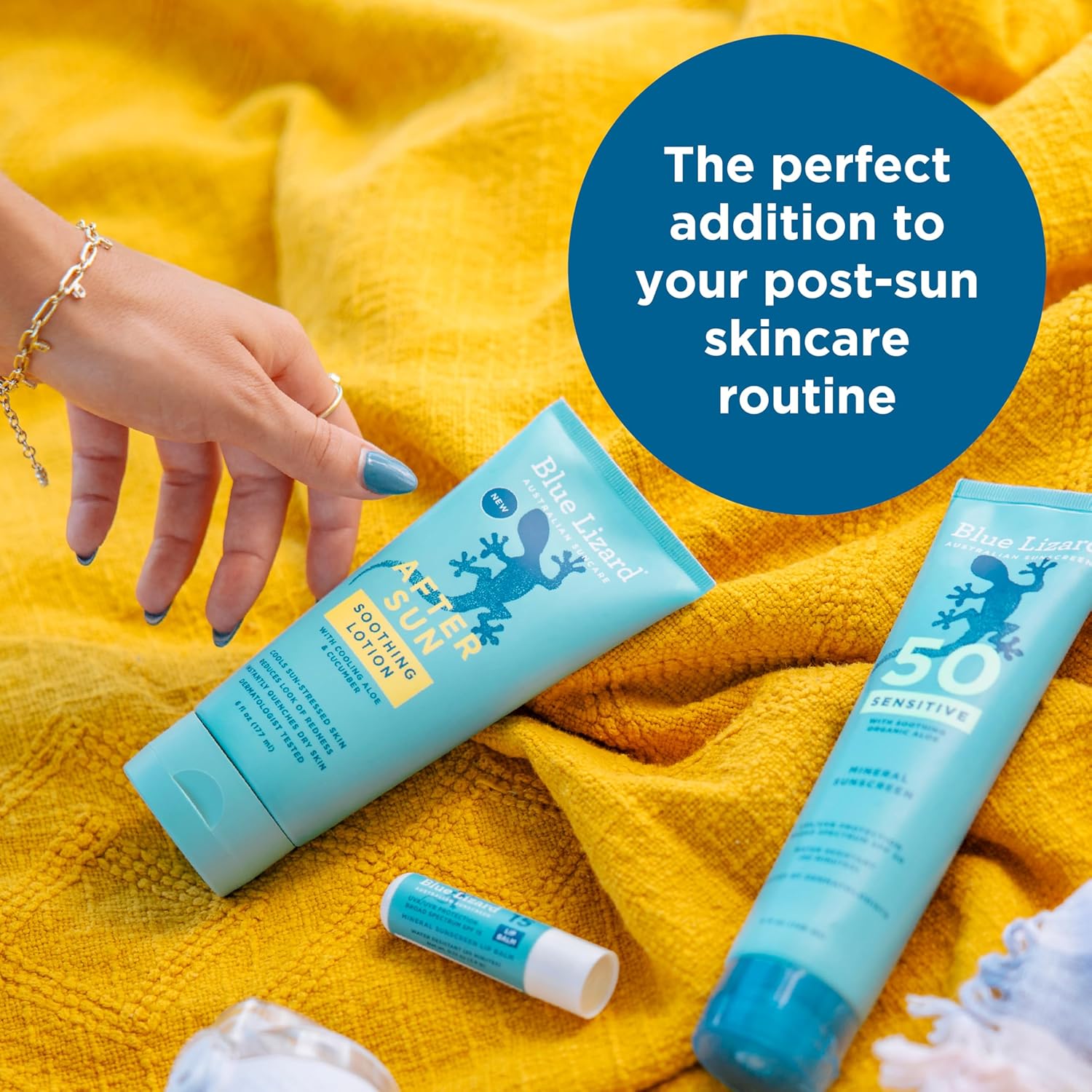 BLUE LIZARD After Sun Soothing Lotion, Lightweight Formula with Shea Butter, Soothes and Moisturizes, Proven to Reduce the Look of Redness, Instant Hydration, Vegan, Hypoallergenic, 6 oz. - Image 9