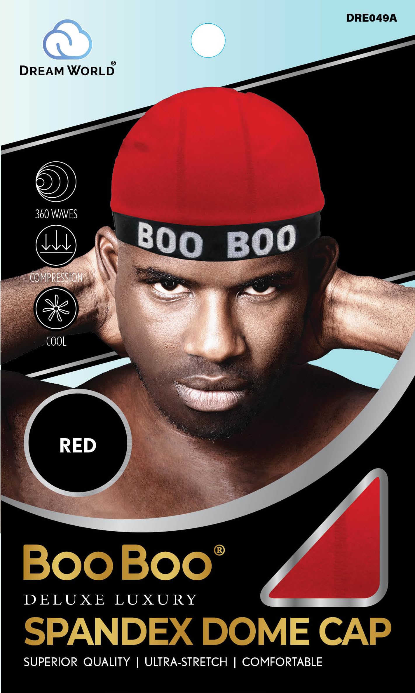 Dream World Boo Boo Spandex Dome Cap Assorted Colors 12 Pack