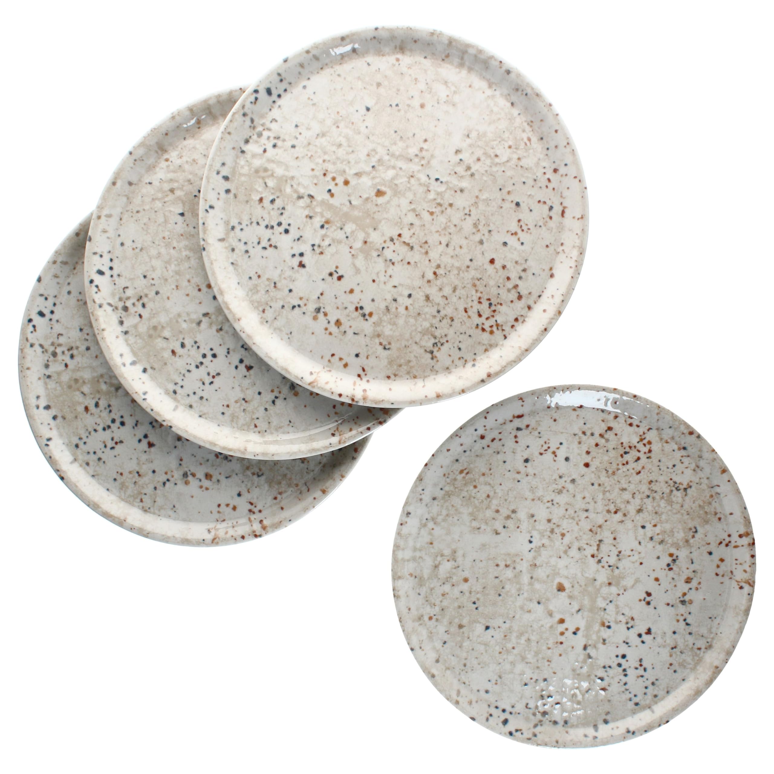 Lot De 6 Assiettes à Pizza MamboCat Alberto Ø30,5cm - Porcelaine Décor Pizza - Lave-vaisselle