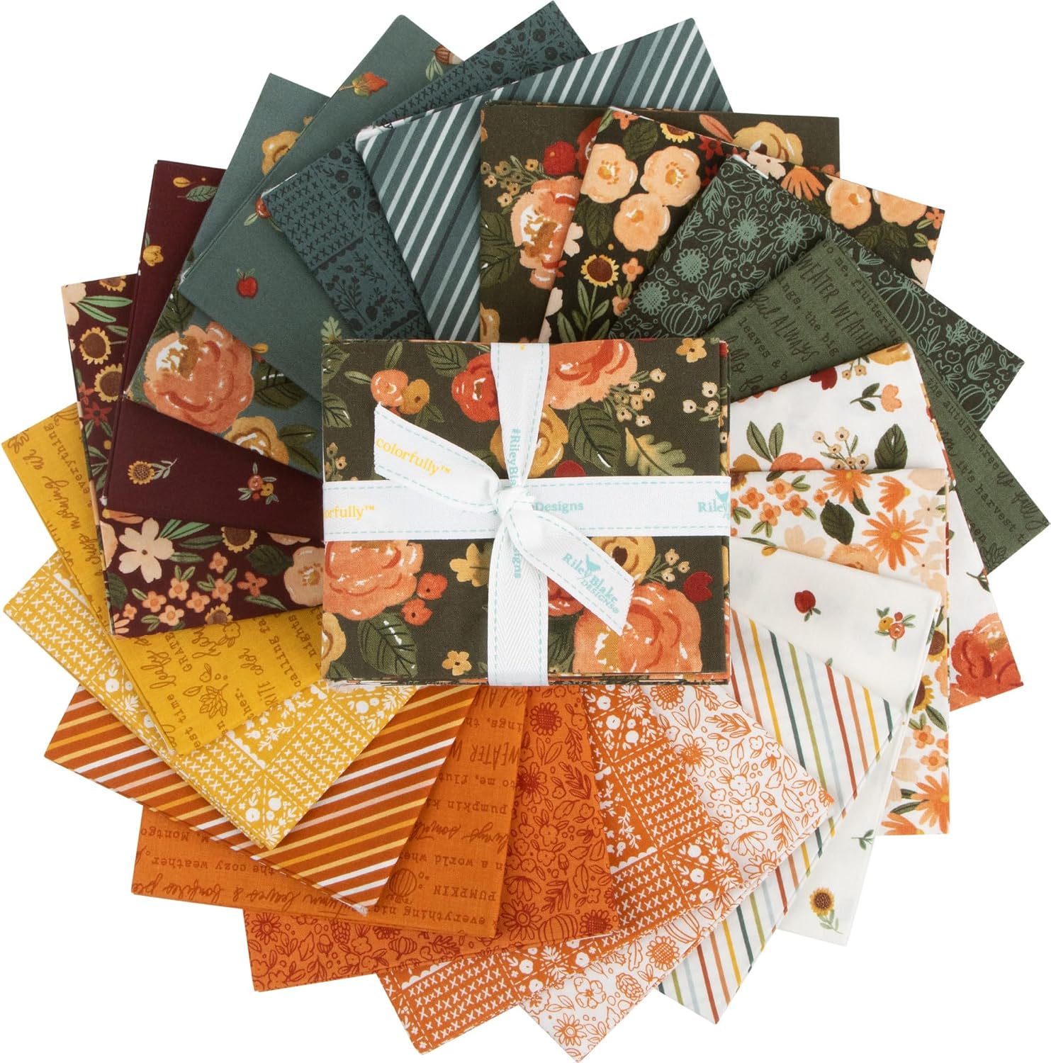 Kelsey Carlson Happy Fall Days 21 Fat Quarters Riley Blake Designs FQ-16340-21