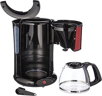 FG360D11 Cafetera de goteo, 1000 W, 1.25 L, color negro y rojo3