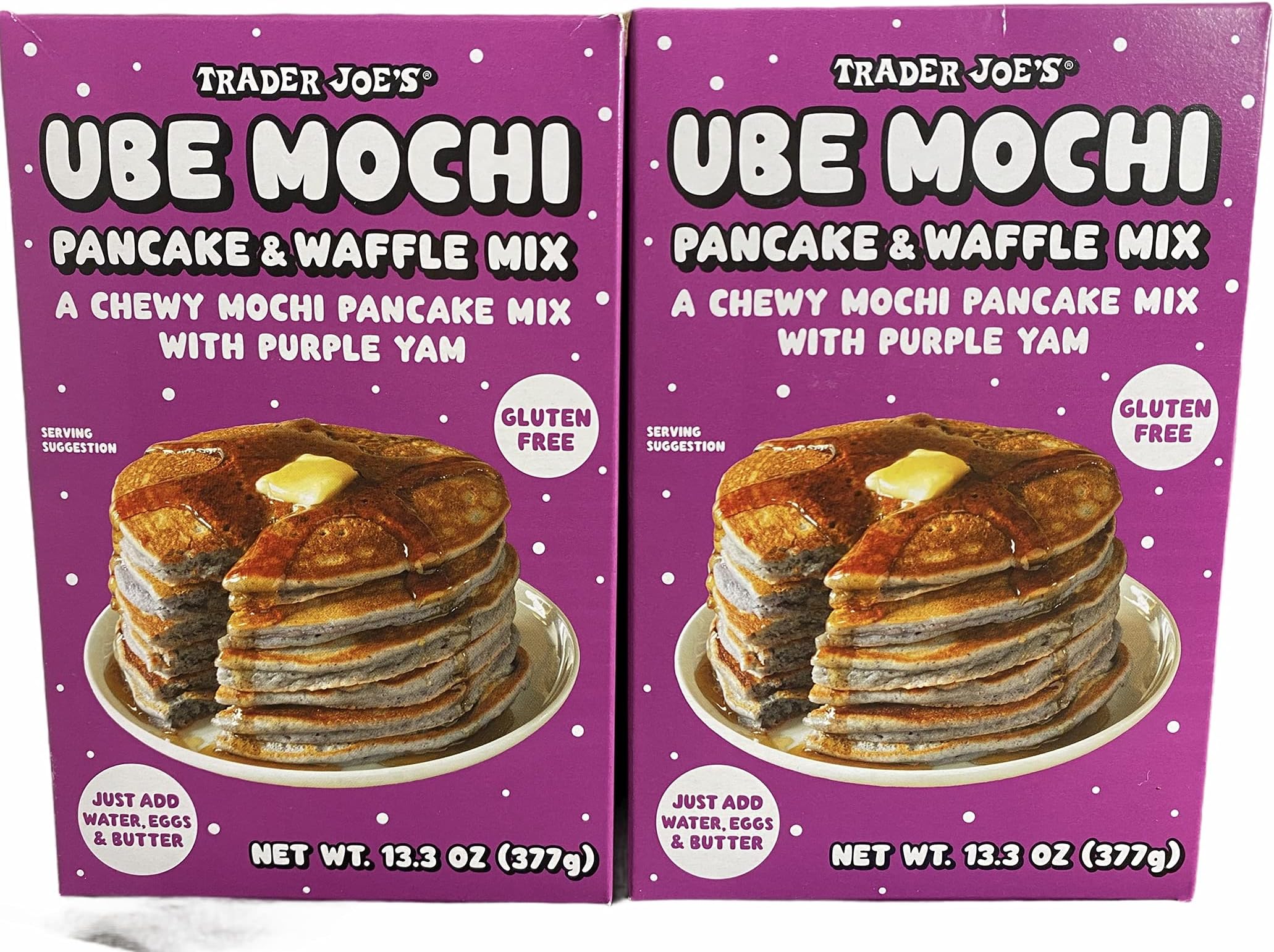 Trader Joe's Mochi Cake Mix Hawaiian Inspired Cake with Chewy Mochi Texture