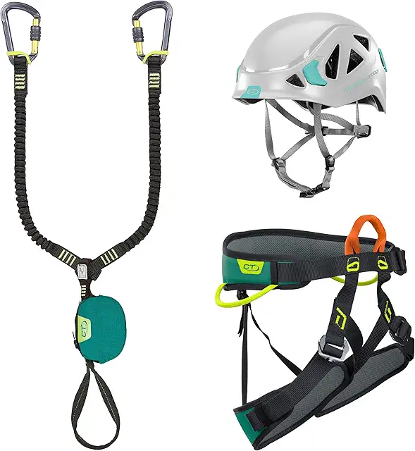 Kit Ferrata Completo Climbing Technology Via Ferrata Classic M Unisex Adulto Verde