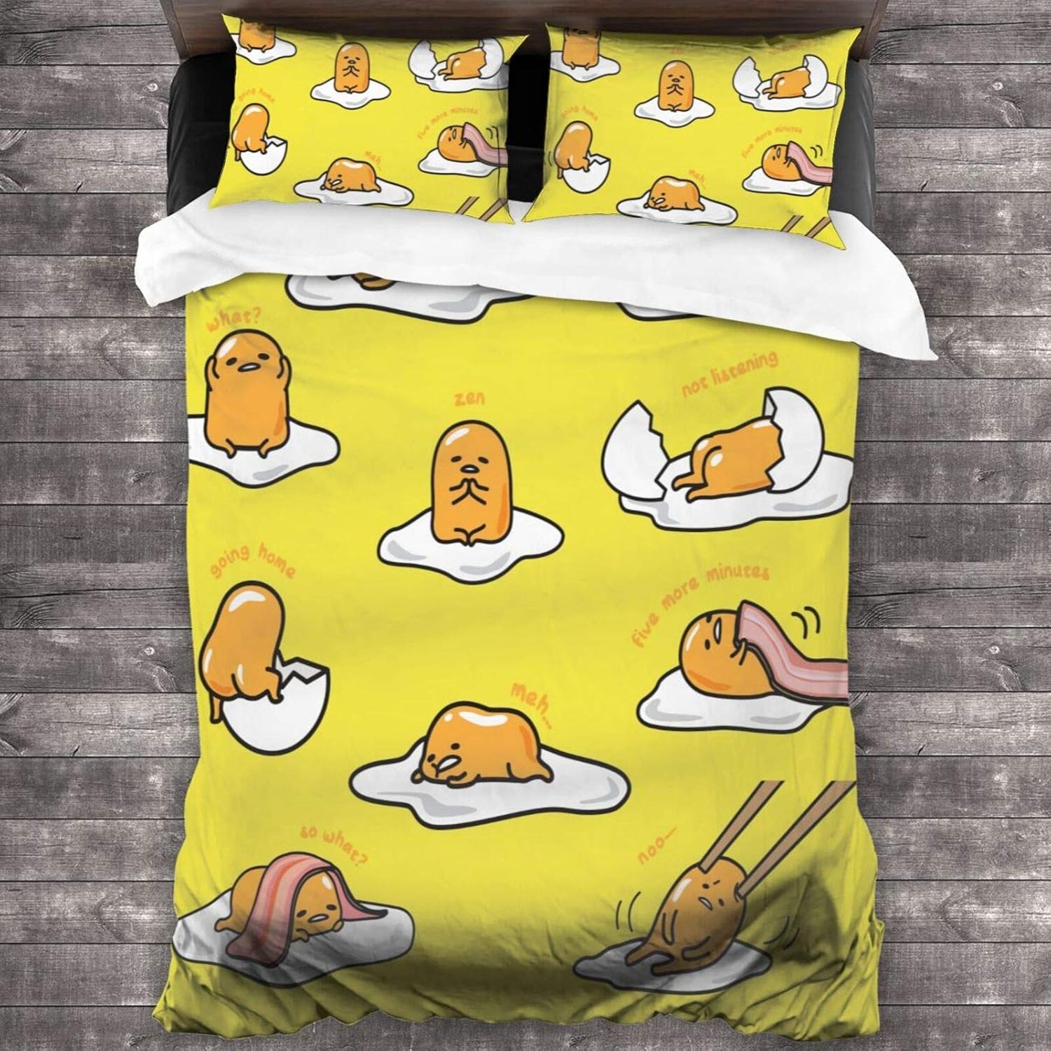 Bosb00 Gudetama. 3Piece Set of Sheets. Soft, Warm Three