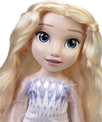 Miniatura 11 de Disney Frozen 2 Característica Elsa Doll - Mira como Elsa Lips Move as She Sings!