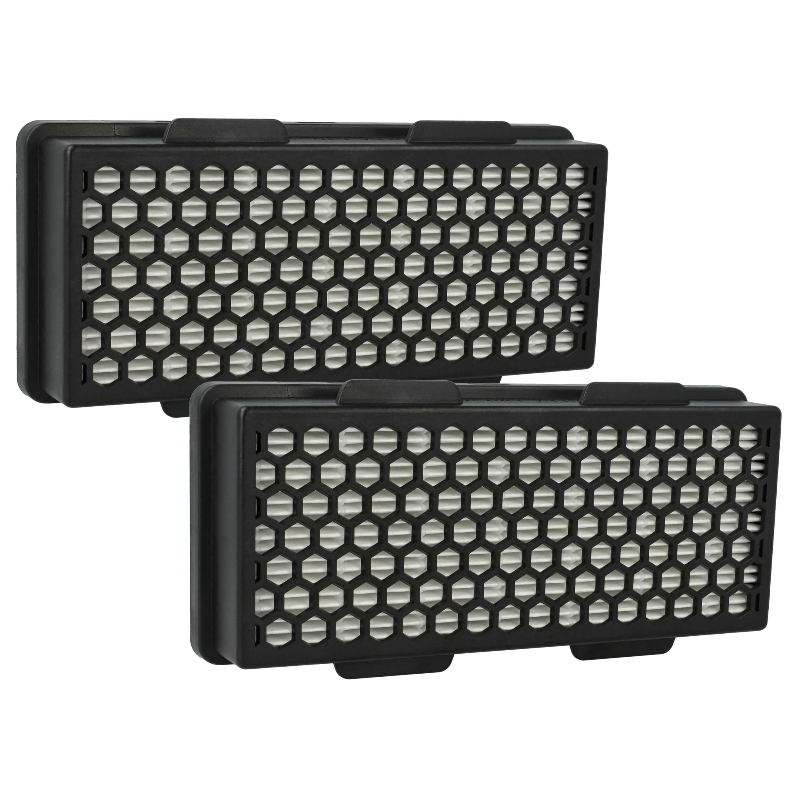 vhbw 2 x filtr do odkurzacza kompatybilny z Samsung SC15F30, SC15F30WB, SC15F30WA, SC08F60, SC15F30WD, SC15F30WC - filtr HEPA czarno-biały