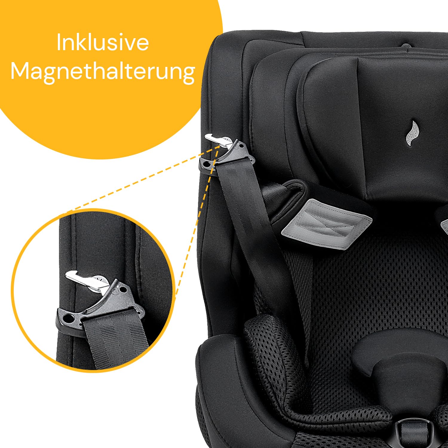 Osann One360 Klimax klimatisierter Kindermit mit Isofix, Reboarder drehbar | Autositz mit Wärme- und Kühlfunktion, 40-150 cm, Kindersitz 0-12 Jahre mit viel Komfort & besonders sicher