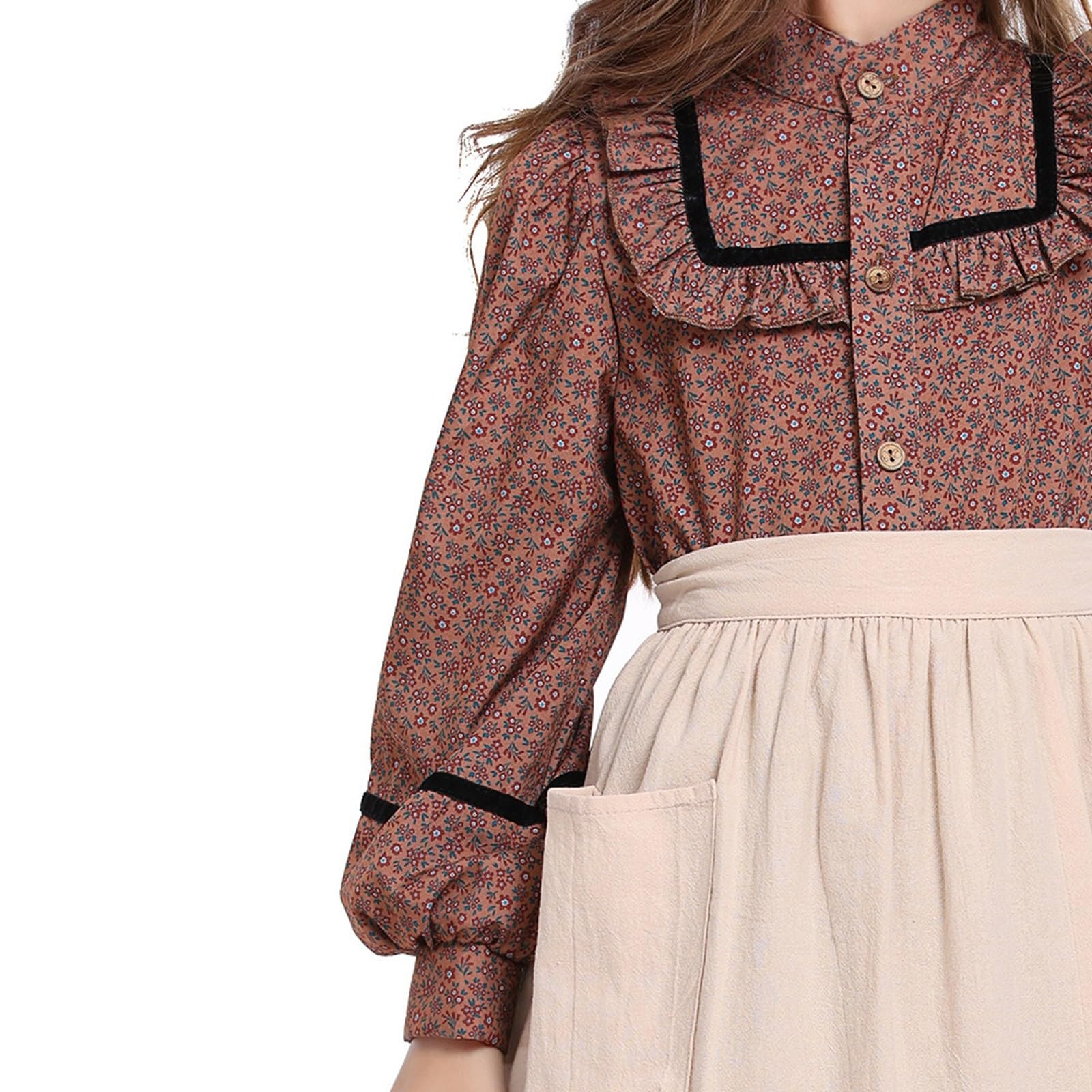 Generisch Vestido largo de niña con estampado floral para el día a día, fiestas, ocasiones informales, cómodo vestido de verano en estilo estampado, ideal para la escuela, excursiones o eventos