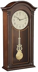 Seiko Gold Tone & Arched Wall Clock with Pendulum and Dual Chimes Seiko Gold Tone & Arched Wall Clock with Pendulum and Dual Chimes product image