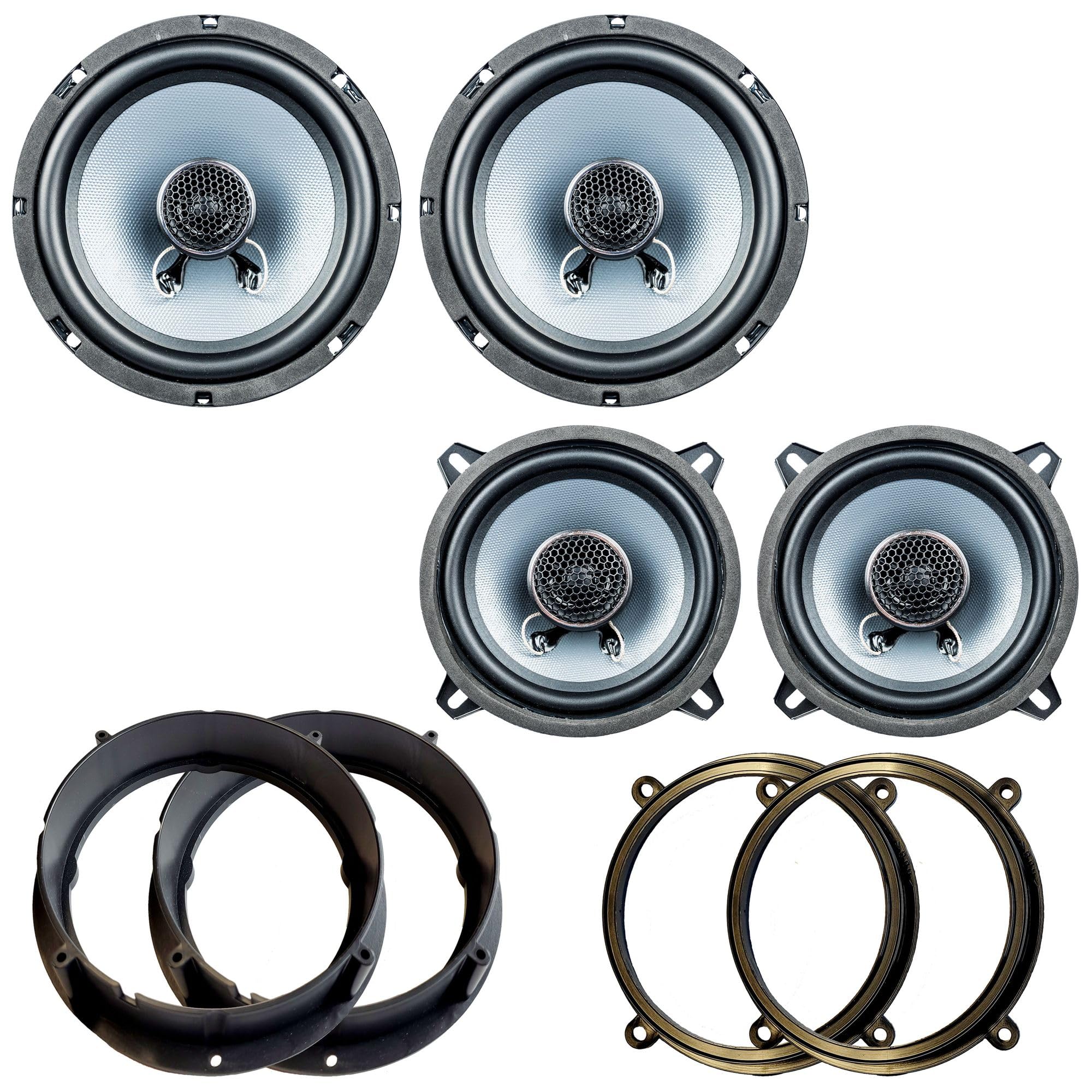 Evo III Lautsprecher vorne und hinten passend für Opel Astra H Corsa D E Tigra