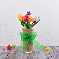 Vista 6 de Hapeper Cinta de organza transparente de 1-1/2 pulgadas, 50 yardas/rollo (verde)