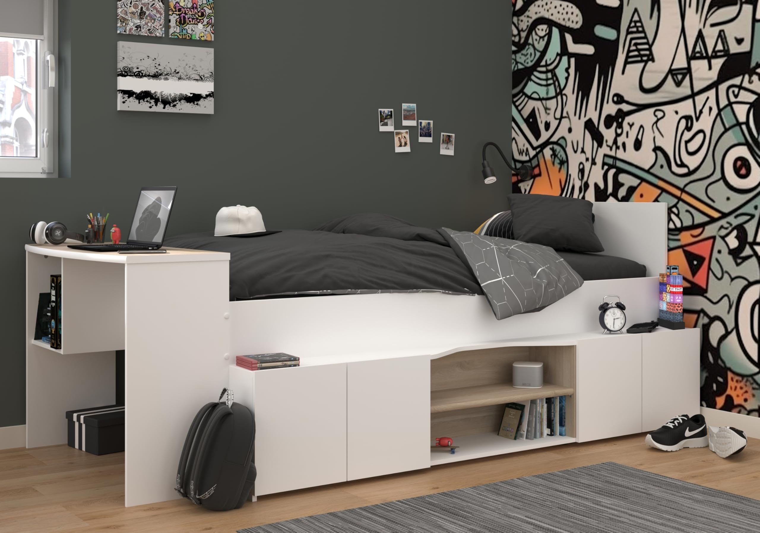 Faizee Möbel Parisot Cleo 1 halbhohes Hochbett