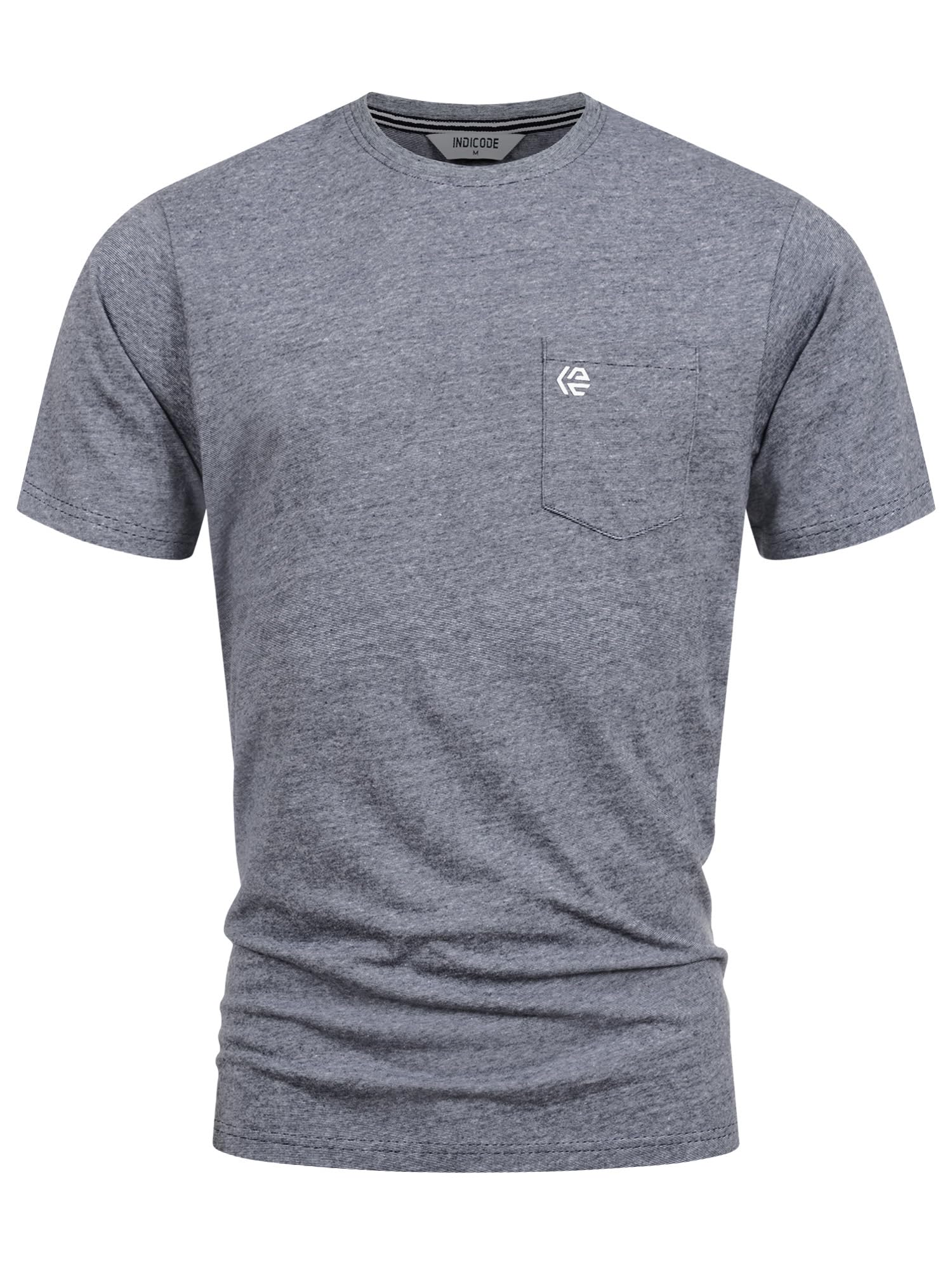 T-shirt col rond homme avec coupe légère Indicode INStrib