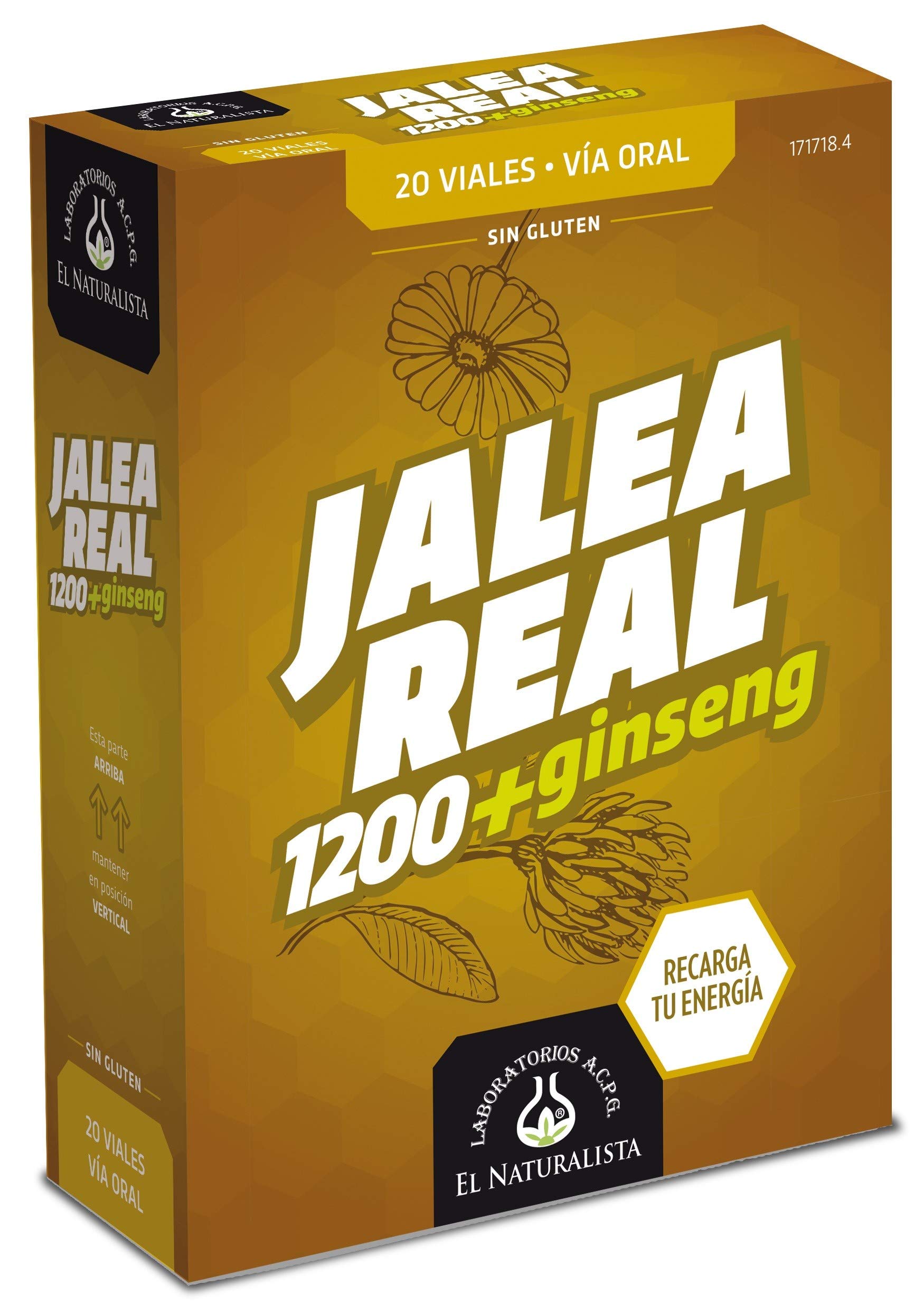 Jalea Real+Ginseng 20 Vial Naturalista