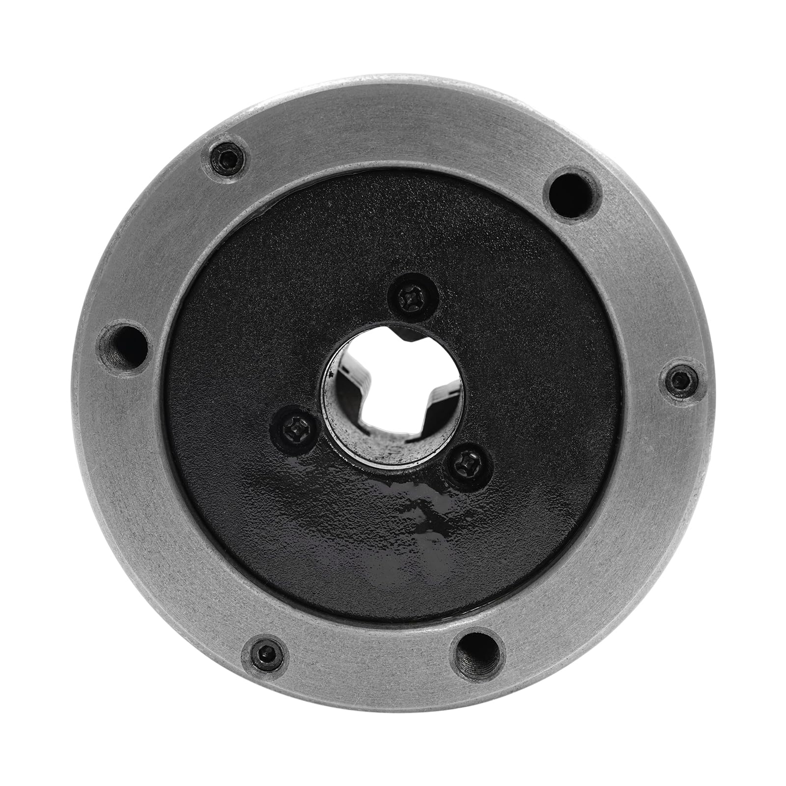 Mandrino rotante autocentrante biusgiyeny, 3 ganasce, campo di serraggio 100 mm, fodera per tornio in acciaio, compatibile con tornio, fresatrice, trapano, rettificatrice