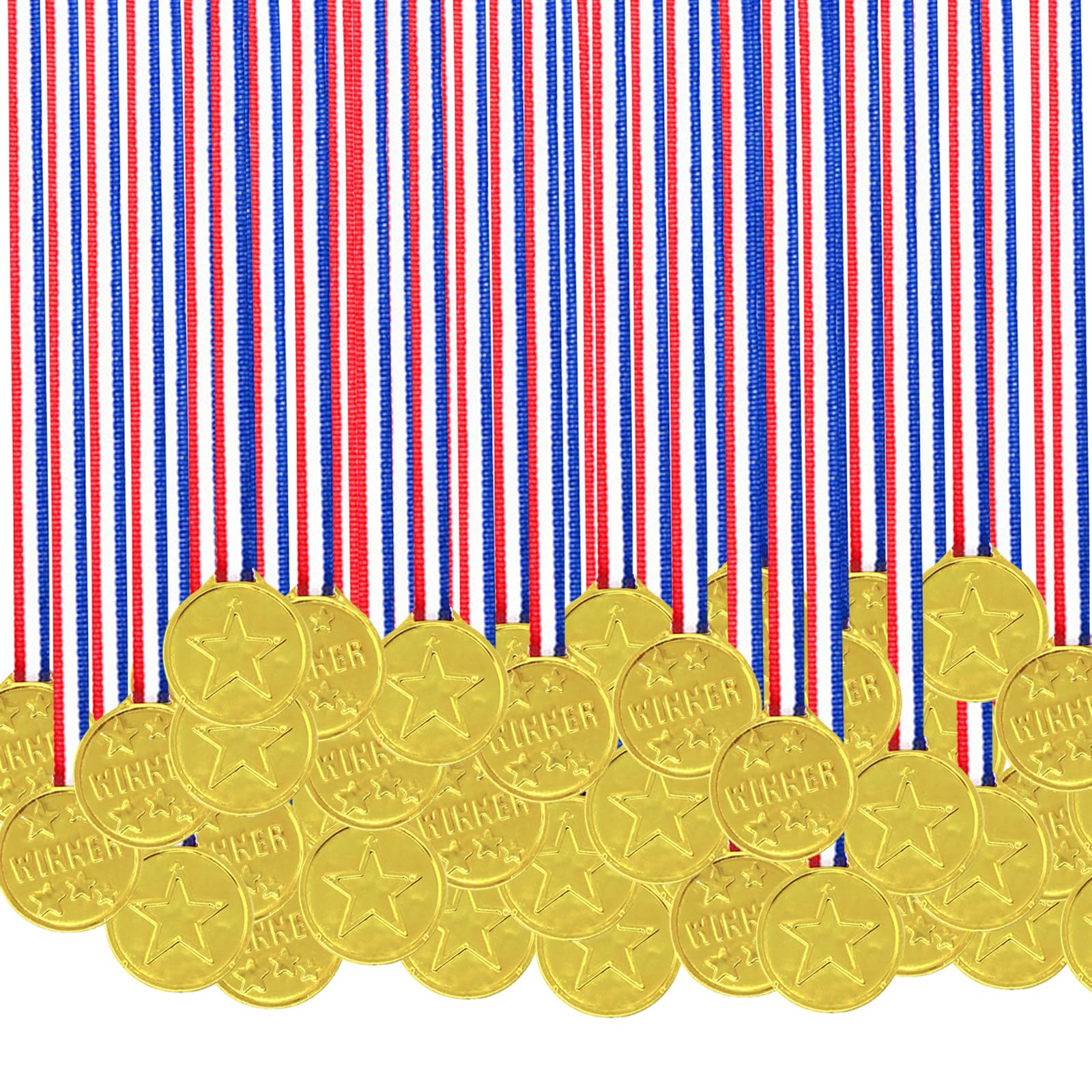 100 medaglie sportive: medaglie vincenti, set di medaglie per bambini, medaglie d'oro per bambini, super medaglie, feste di compleanno per bambini, regalo per sport, feste, premi