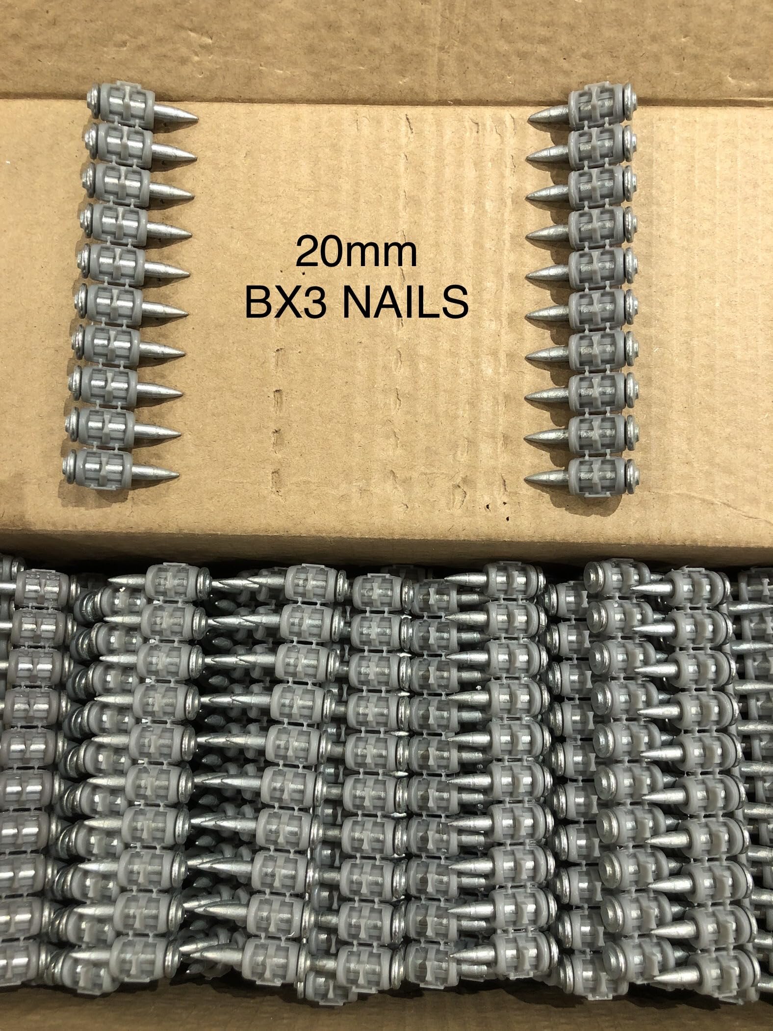 20mm Collated Nails for Hilti BX3 Nail Gun, Pack of 1000