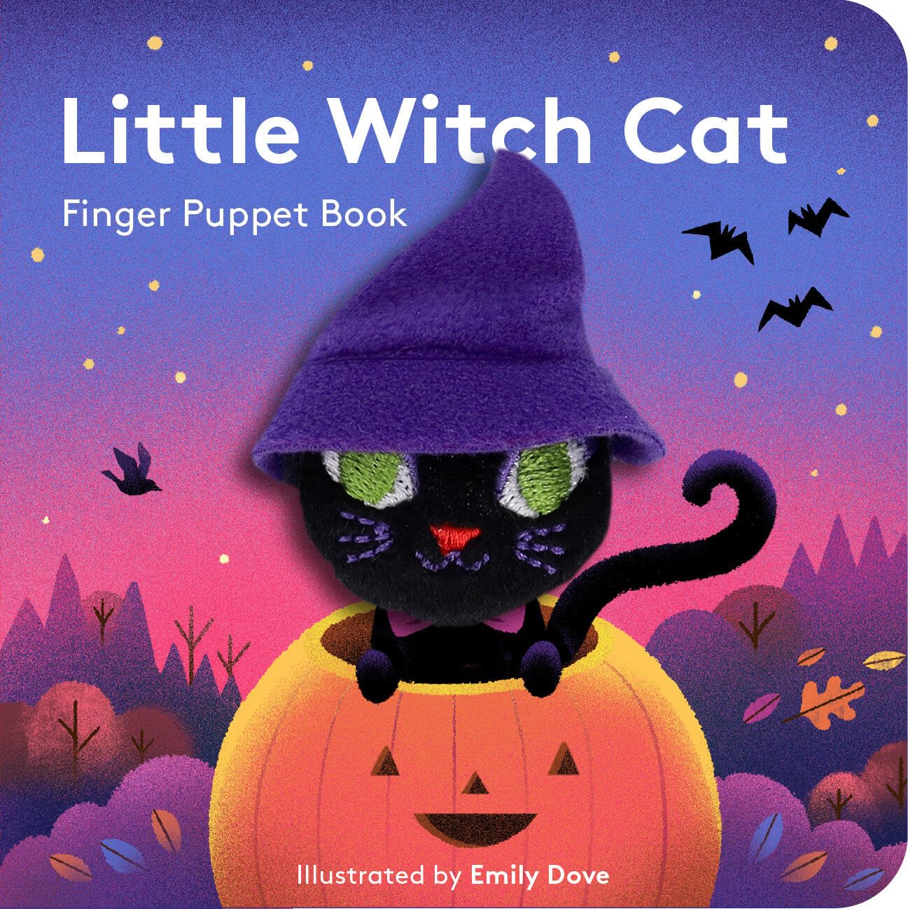 Chronicle Books Little Witch Cat Finger Puppet Board Book
