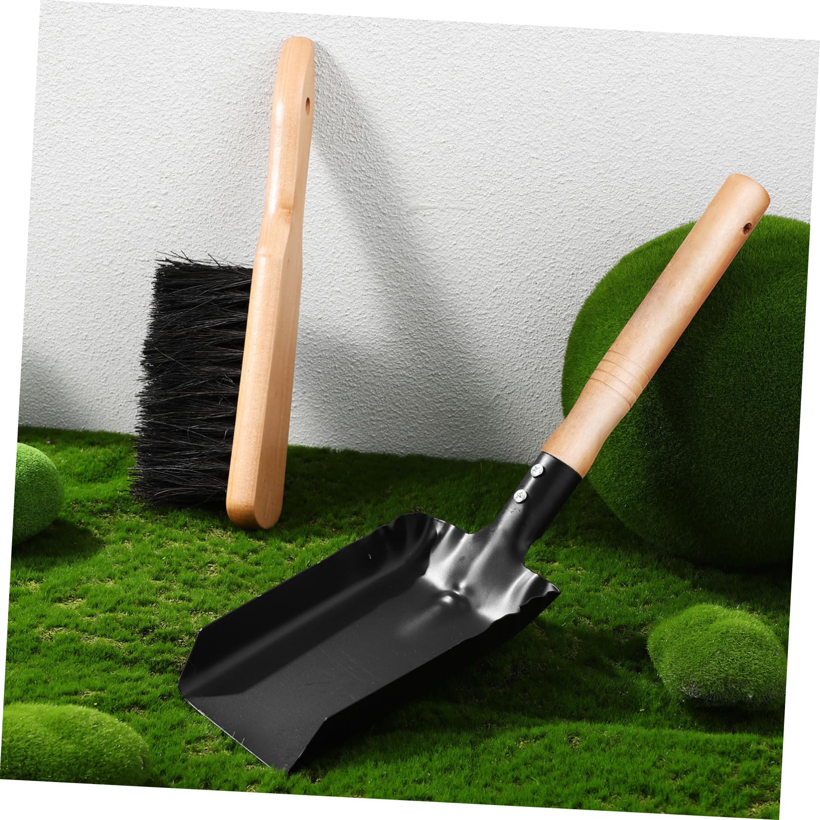 TOYANDONA 5 Juegos Juego De Pincel De Espátula Pala De Chimenea Para Cenizas Barrer Cepillo Chimenea Pala Pala Equipo Barriendo Cucharón Limpieza Cepillo Para Chimenea Hogar Carbón De Madera