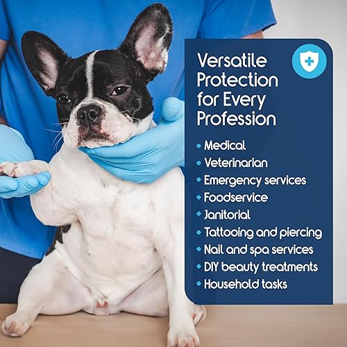 Miniatura 5 de Inspire Guantes de examen de mezcla de nitrilo y vinilo, desechables, sin látex, médicos, multiusos para cocinar