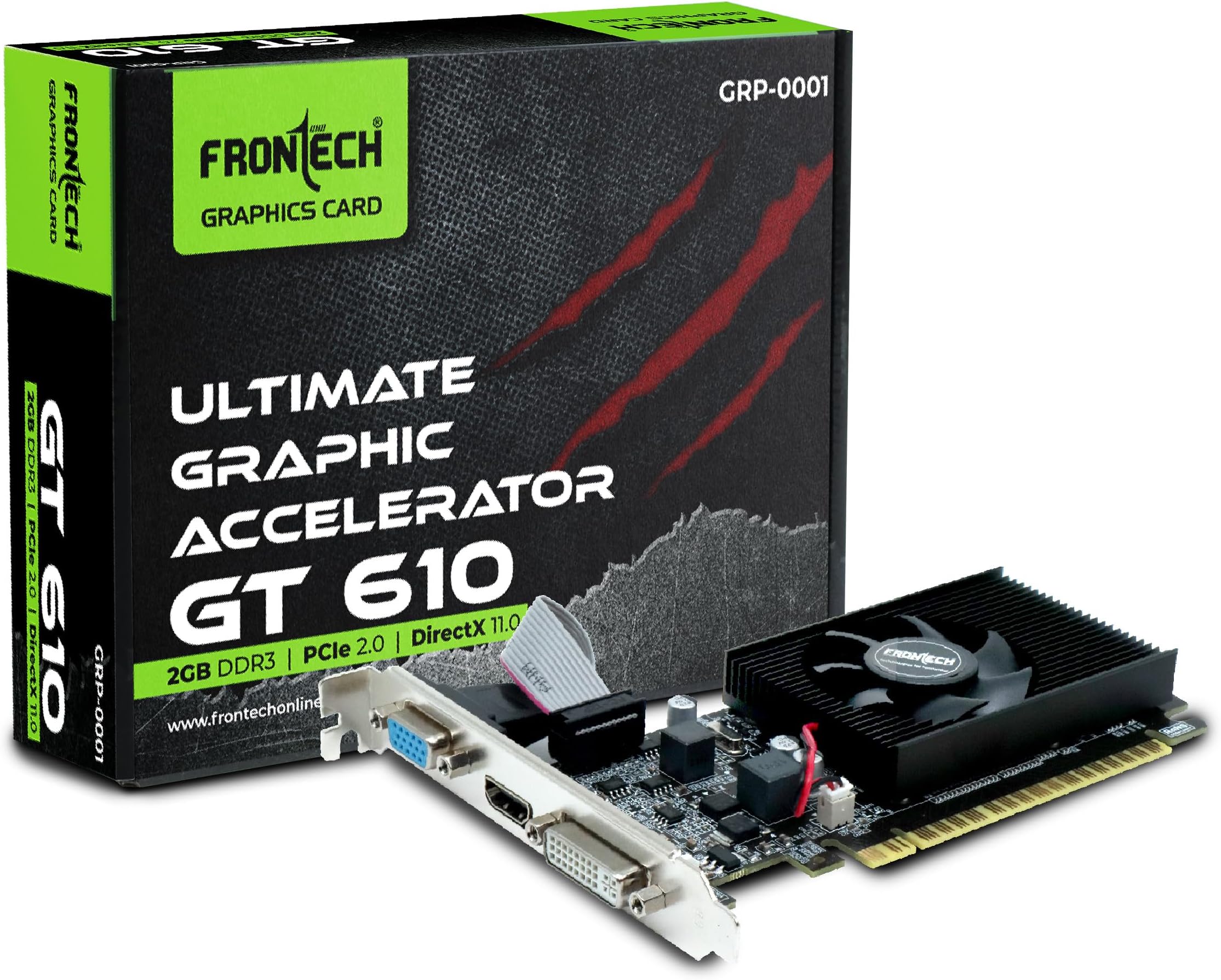 Amazon.in: Buy FRONTECH GT610-2GD3 Graphics Card with 2 GB DDR3 64 BIts ...