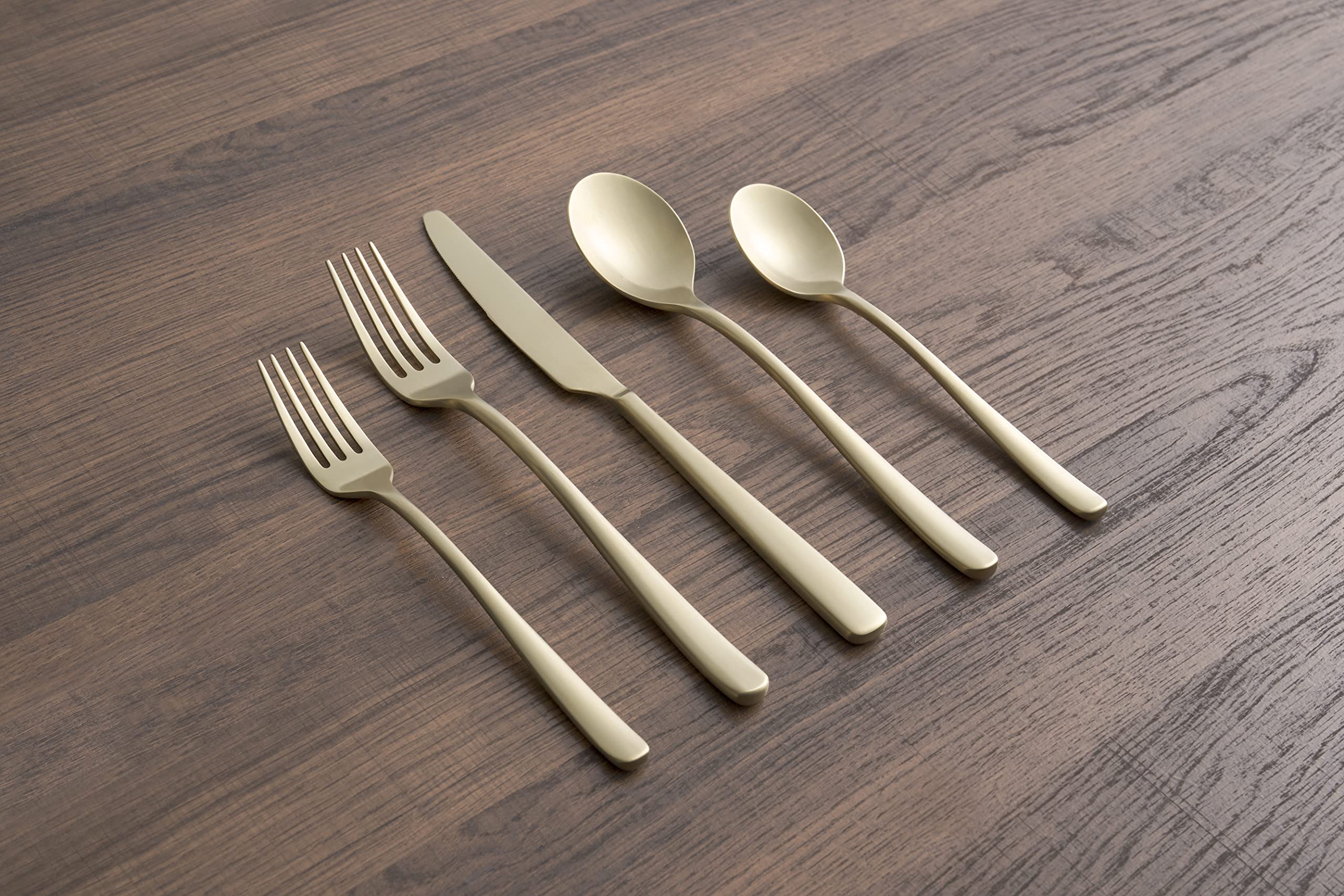 Amazon.co.jp: CAMBRIDGE シャンパン サテン ライズ 20点 カトラリー