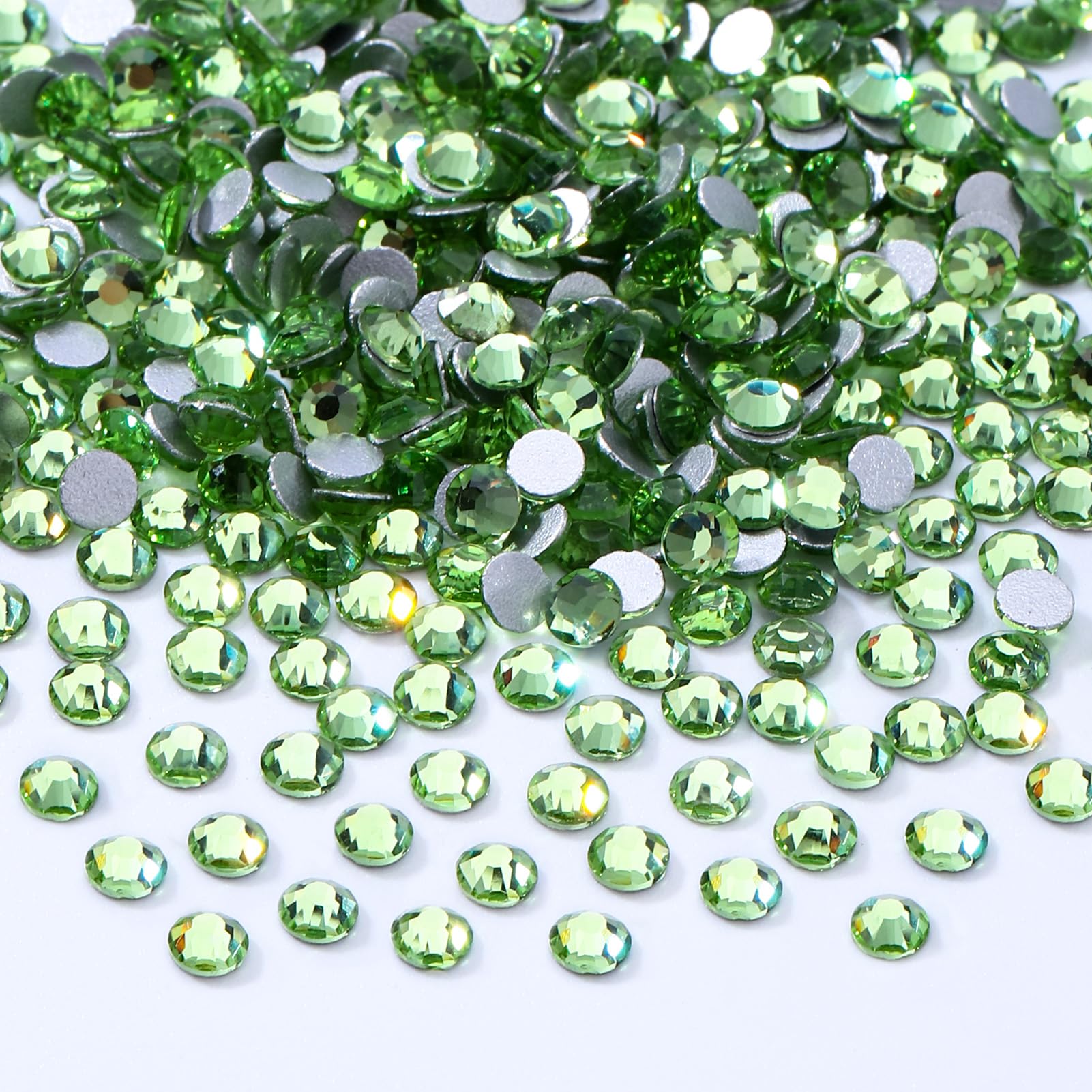 2880PCS Light Green SS4 Flatback Rhinestones(1.5-1.7mm)