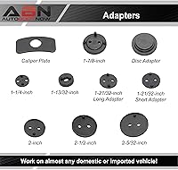 Vista 4 de ABN Juego de servicio de freno de disco – Juego de herramientas de compresión universal de pinza de freno de disco de 32 piezas para pistón