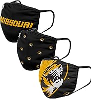 Vista 106 de FOCO - Cubrebocas universitario de la NCAA para adultos (unisex, 3 unidades)