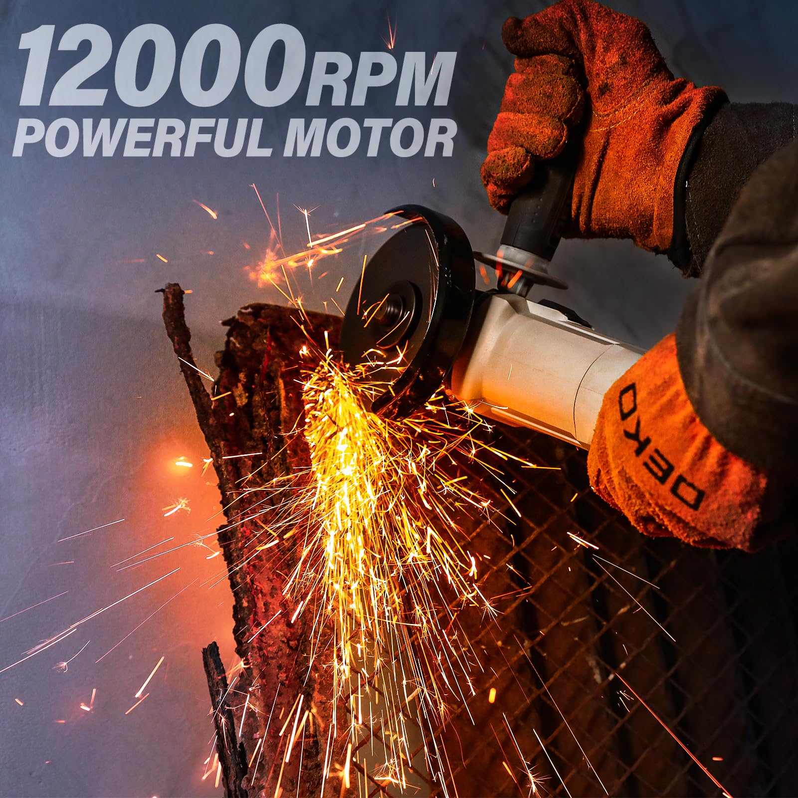 Snapklik.com : Angle Grinder Electric Power Tool: DEKOPRO 4-1/2 Inch 7. ...