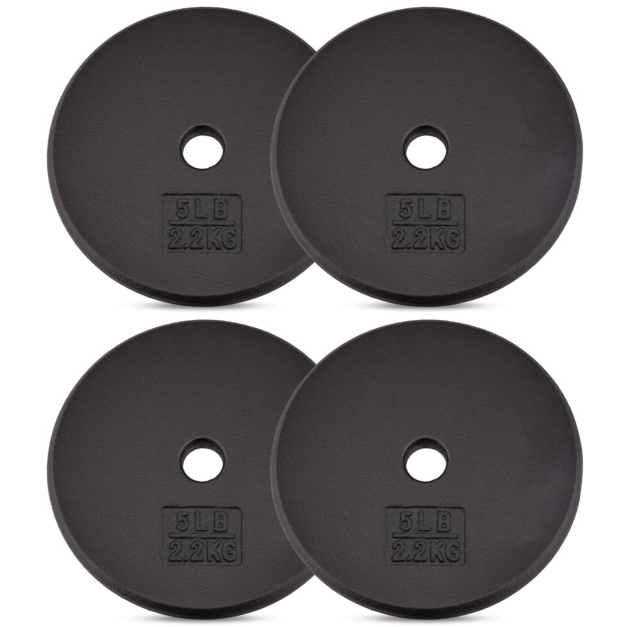 Sporzon! Plaque de poids en fonte 2,5 cm pour musculation