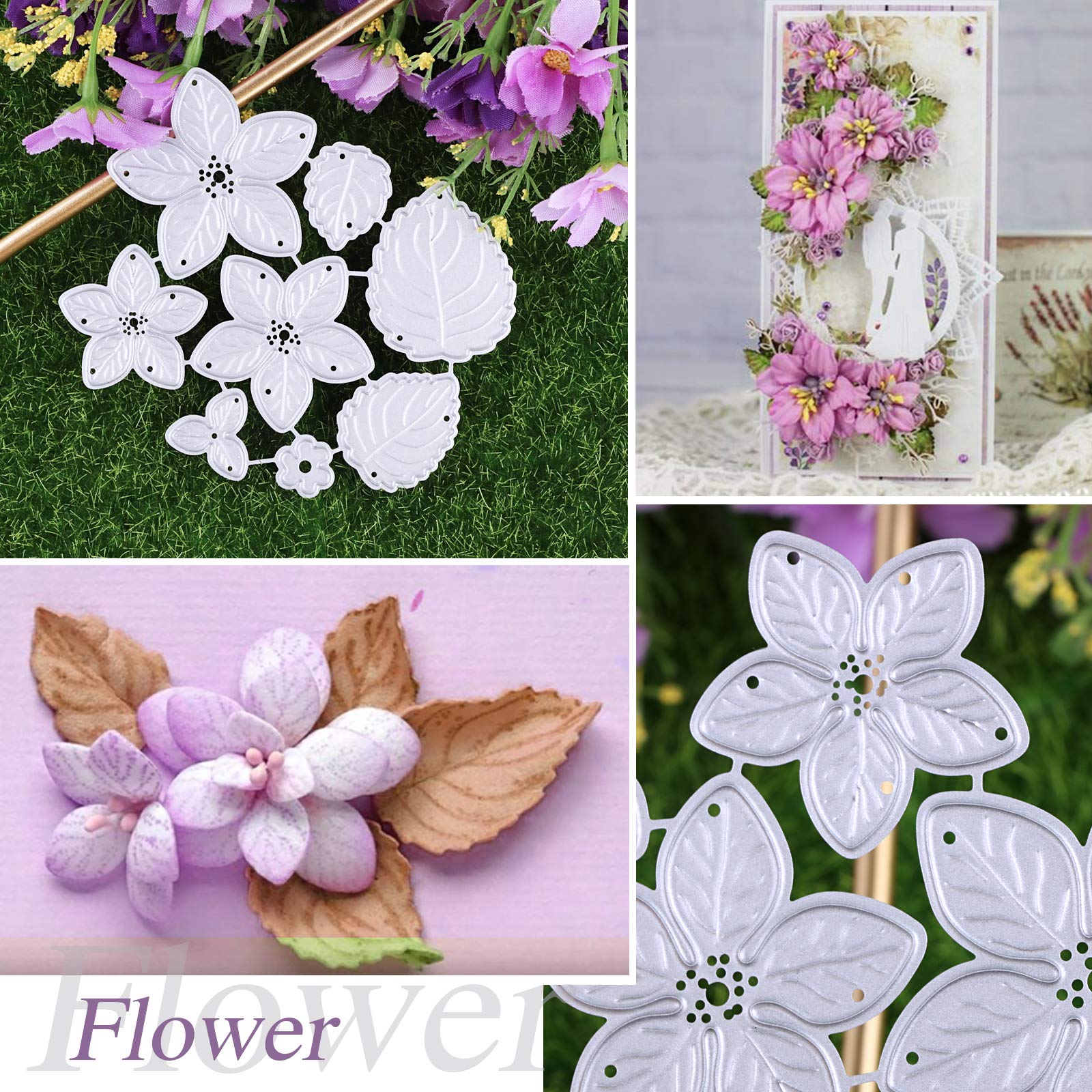 Fustelle Metalliche Per Scrapbooking - Stencil Per Goffratura Carta, Biglietti E Inviti