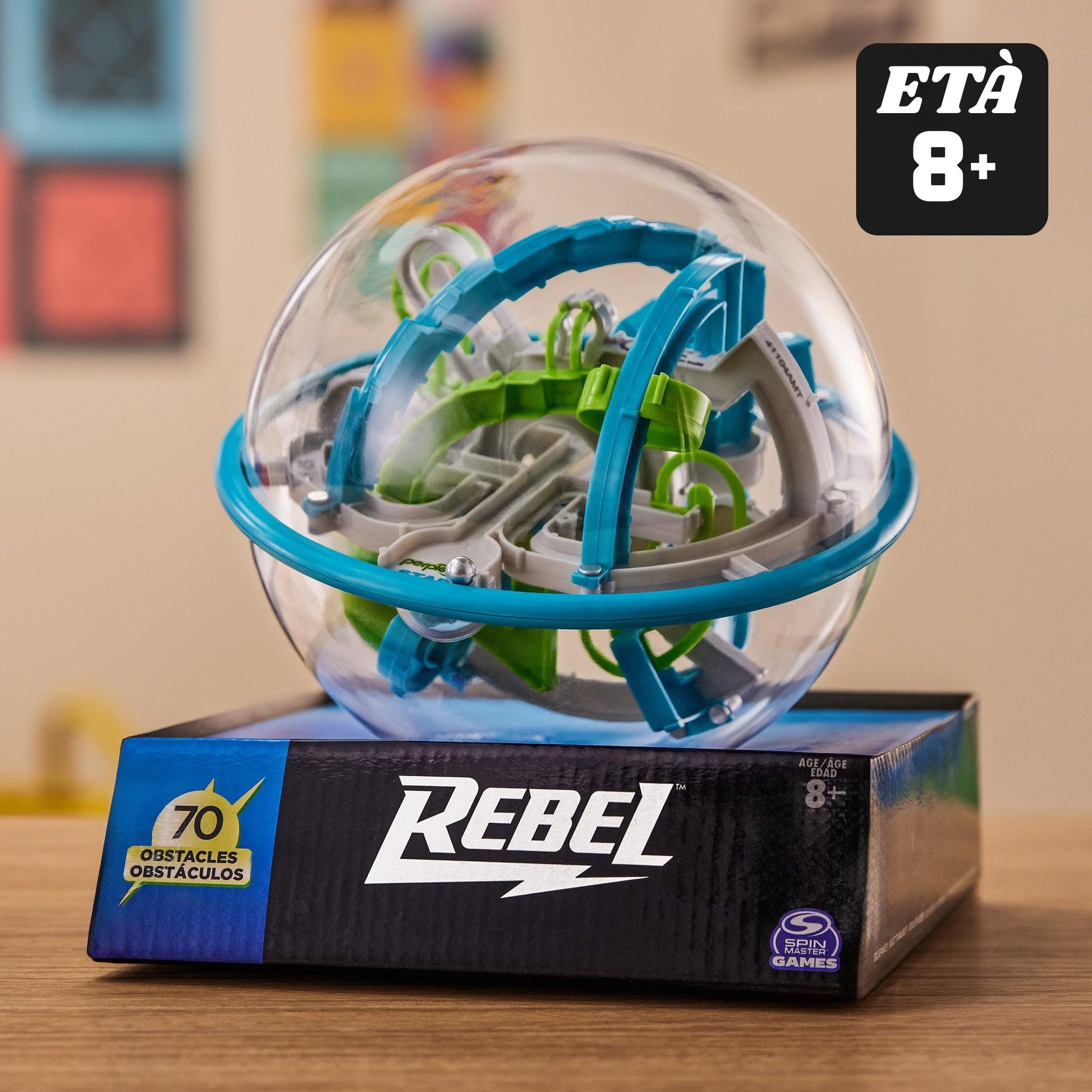 Perplexus Rebel Labirinto 3D Originale Sfera 70 Ostacoli Rompicapo Gioco Abilità Logica Bambini 8+ Adulti