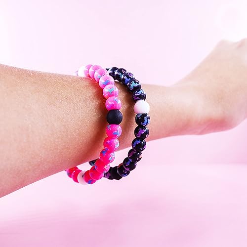 Miniatura 7 de FROG SAC 3 pulseras de unicornio para niñas, paquete de pulseras de burbujas de silicona para niños, regalos de fiesta de cumpleaños con temática de