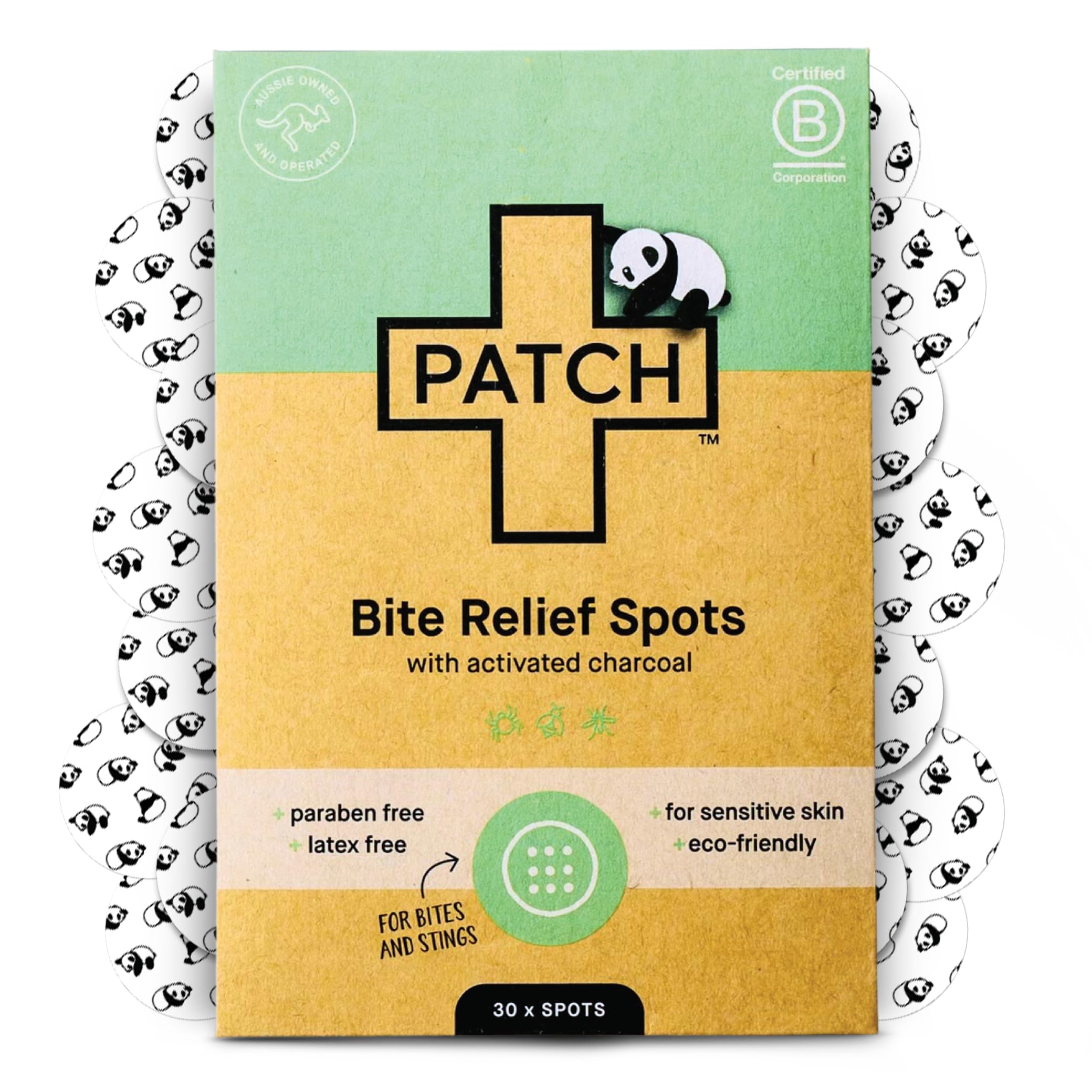 Amazon.com: Patch Bite Relief Spots, cute panda designed bamboo