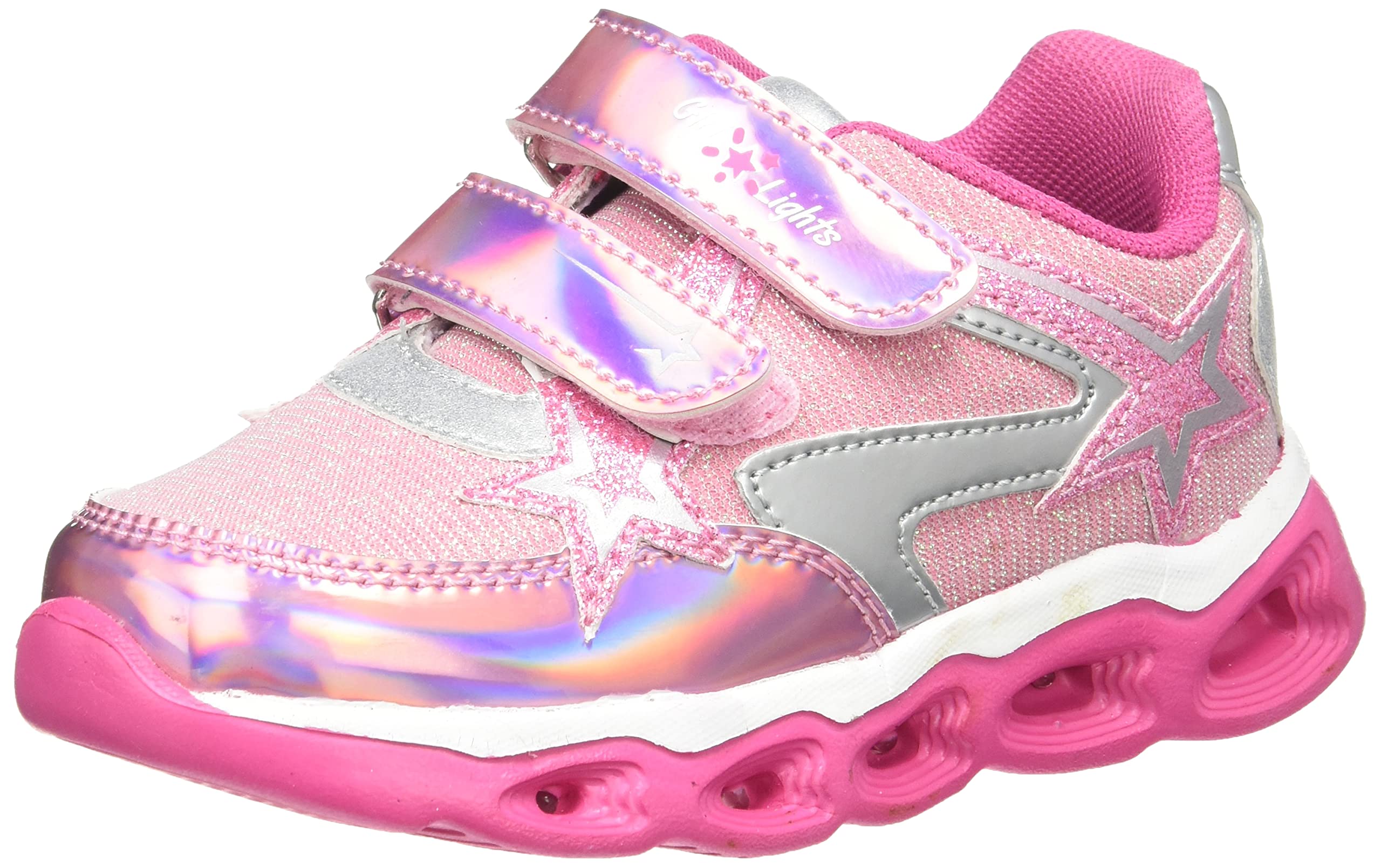 Chicco, Mädchenschuhe mit Lichtern, Mädchen Sneaker, mit bequemem Doppelklettverschluss, Designed in Italy