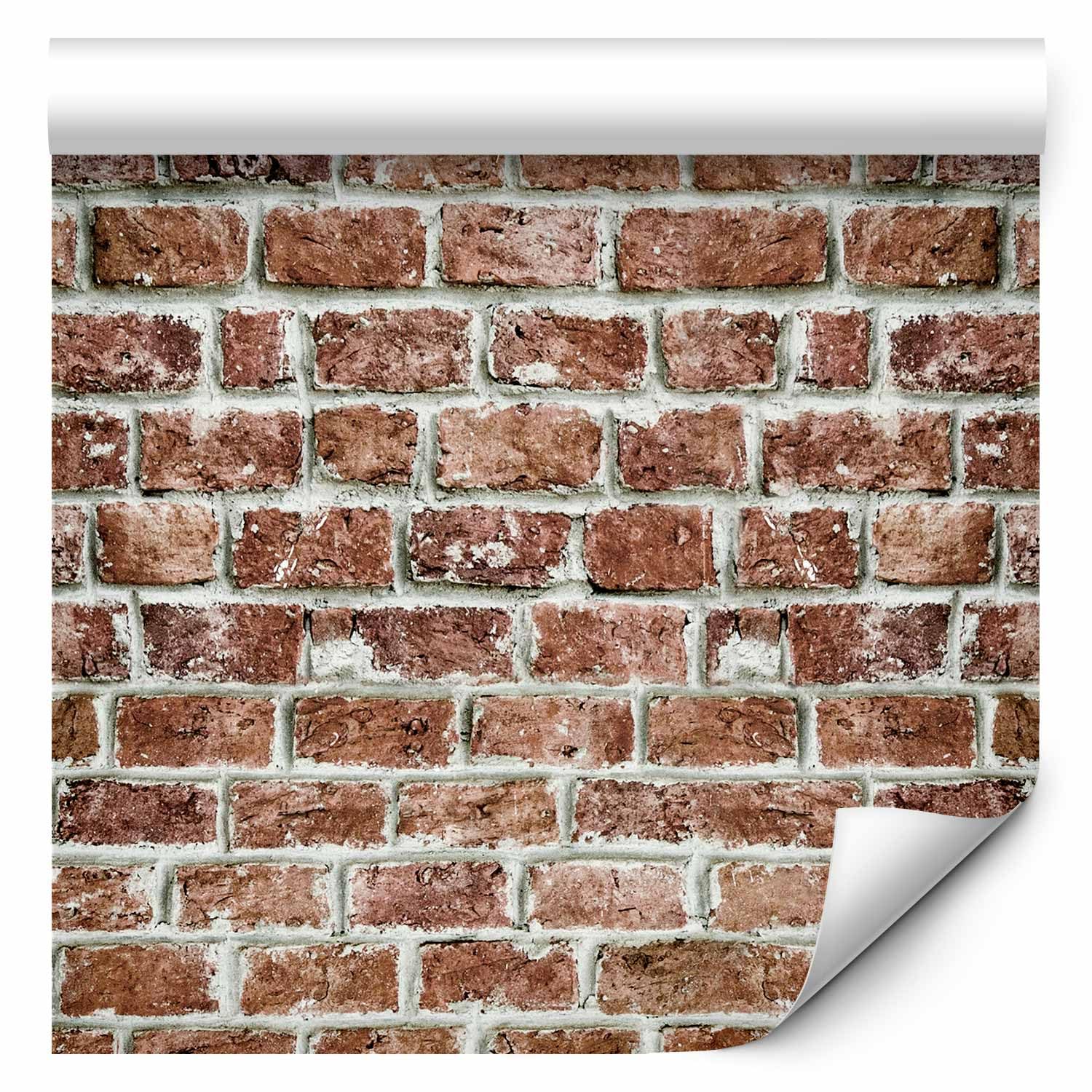 artgeist Wallpaper Faux Bricks 19x394 in - 3D Effect Peel and Stick Self-Adhesive Decorative Foil Wall Mural Removable Sticker Print Picture Image Design Home Decor f-A-0729-j-a