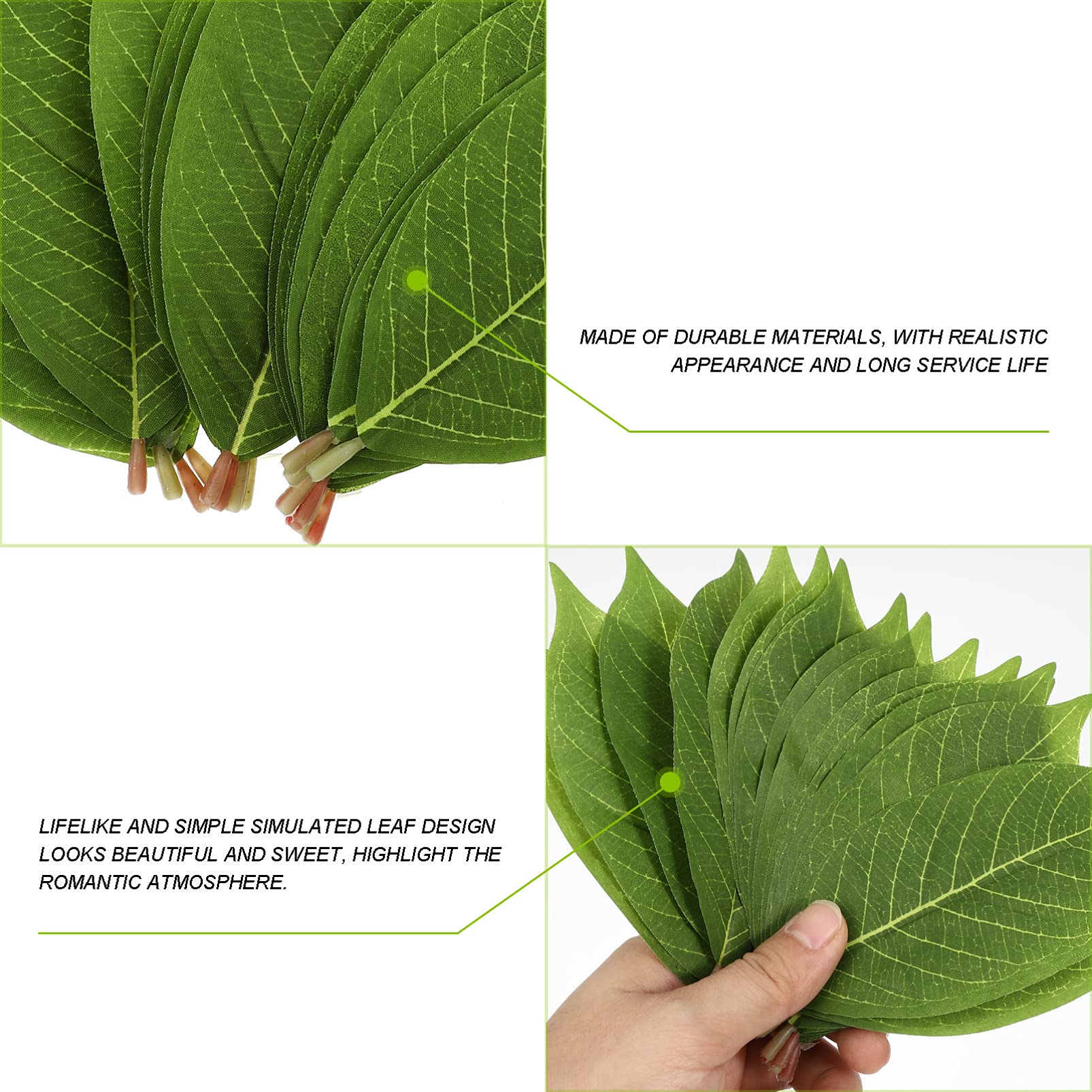 ifundom 150pezzi Foglie Artificiali Di Magnolia Decorazioni Verdeggianti Per Ambienti Foglie Fatte Pu Per Arredamento Di Interni Ed Esterni Per Composizioni Floreali e Scene Festive
