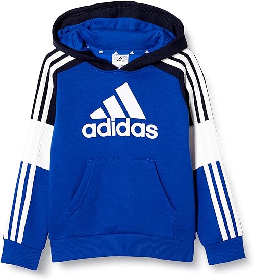 Amazon アディダス スウェット キッズ アディダス エッセンシャルズ カラーブロック パーカー チームロイヤルブルー レジェンドインク ホワイト Gn3973 日本サイズ150 相当 トレーナー パーカー 通販