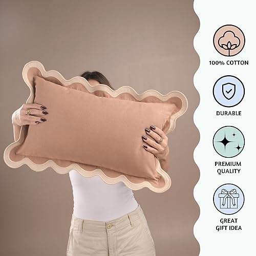 Miniatura 2 de Folkulture Fundas de almohada otoñales de 18 x 18 pulgadas, juego de 2 fundas de almohada decorativas para sofá, bonitas almohadas de exterior o