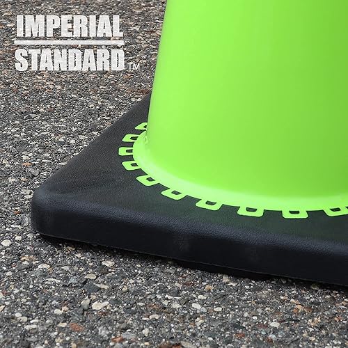 Miniatura 5 de Conos de tráfico - Conos de seguridad - Conos naranjas de 18 pulgadas con 2 collares reflectantes - Conos de construcción - Conos de carretera -