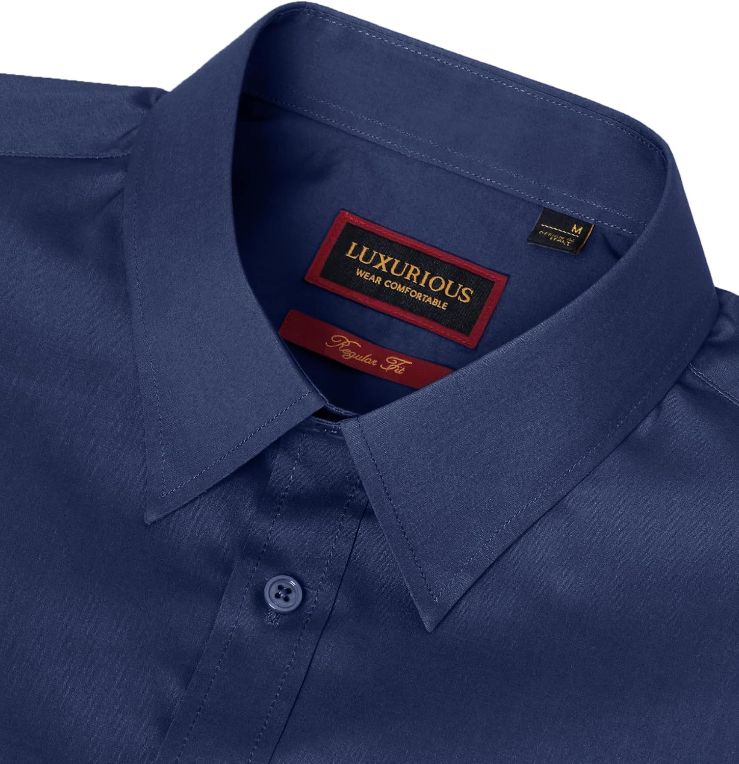 Lion Nardo Cotton Mens Dress Shirts Long Sleeve Wrinkle Free Business Casual Button Down Shirts Formal Shirts Big and Tall - Image 5