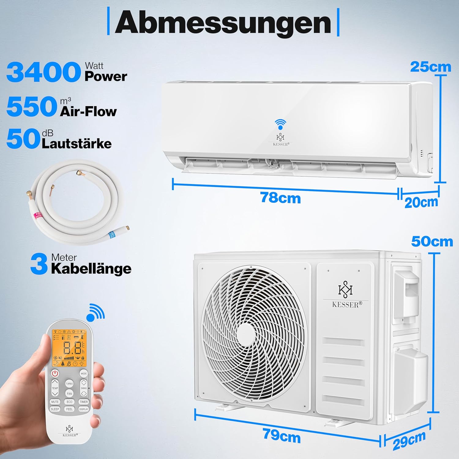 KESSER Split Air Conditioner Installation Accessories