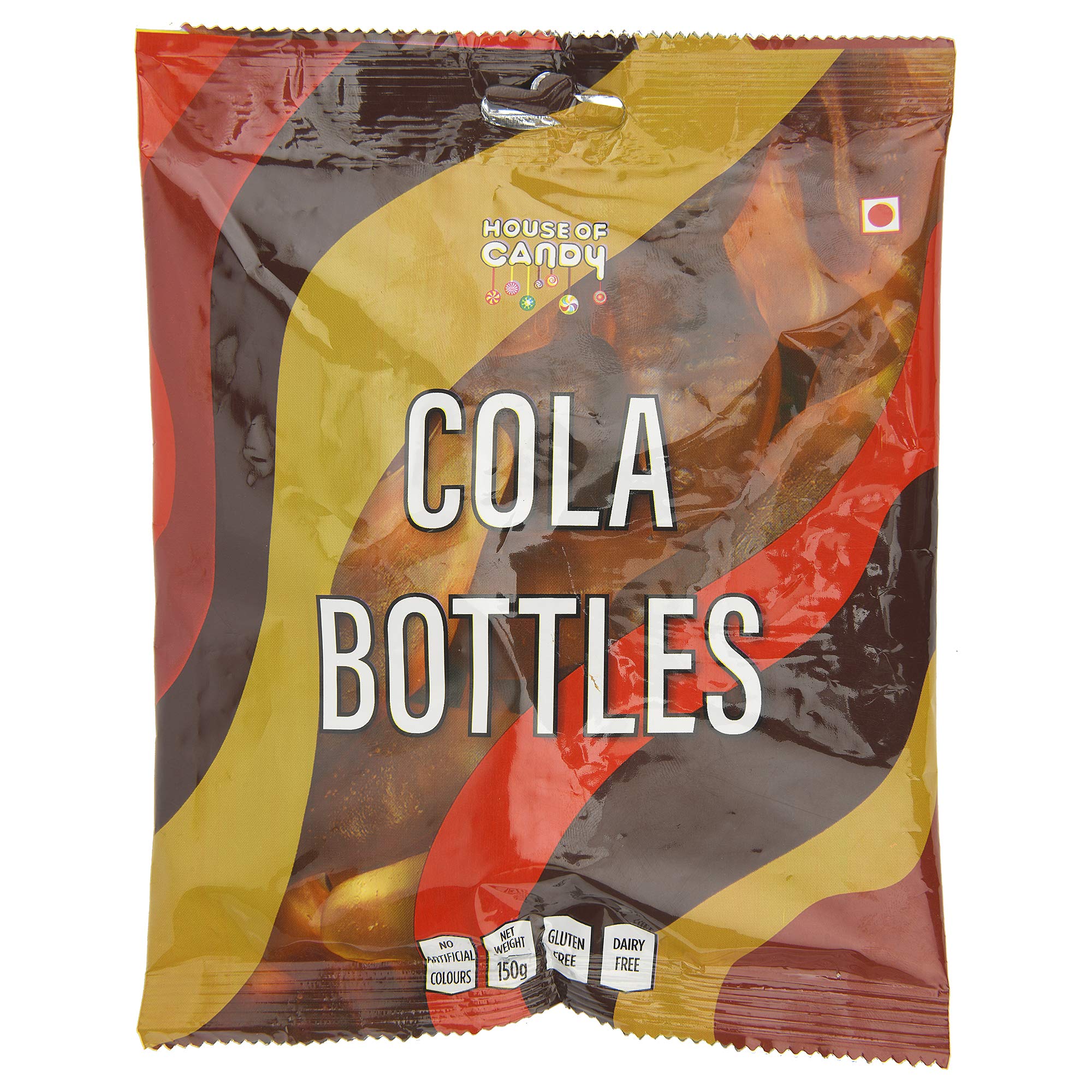 House of candy Cola Bottle', Bottle Shaped Jellies Cola Jelly Candy, Consumer Pack, Juicy and Tangy, Perfect For Kids and Adults Pouch, 150 g