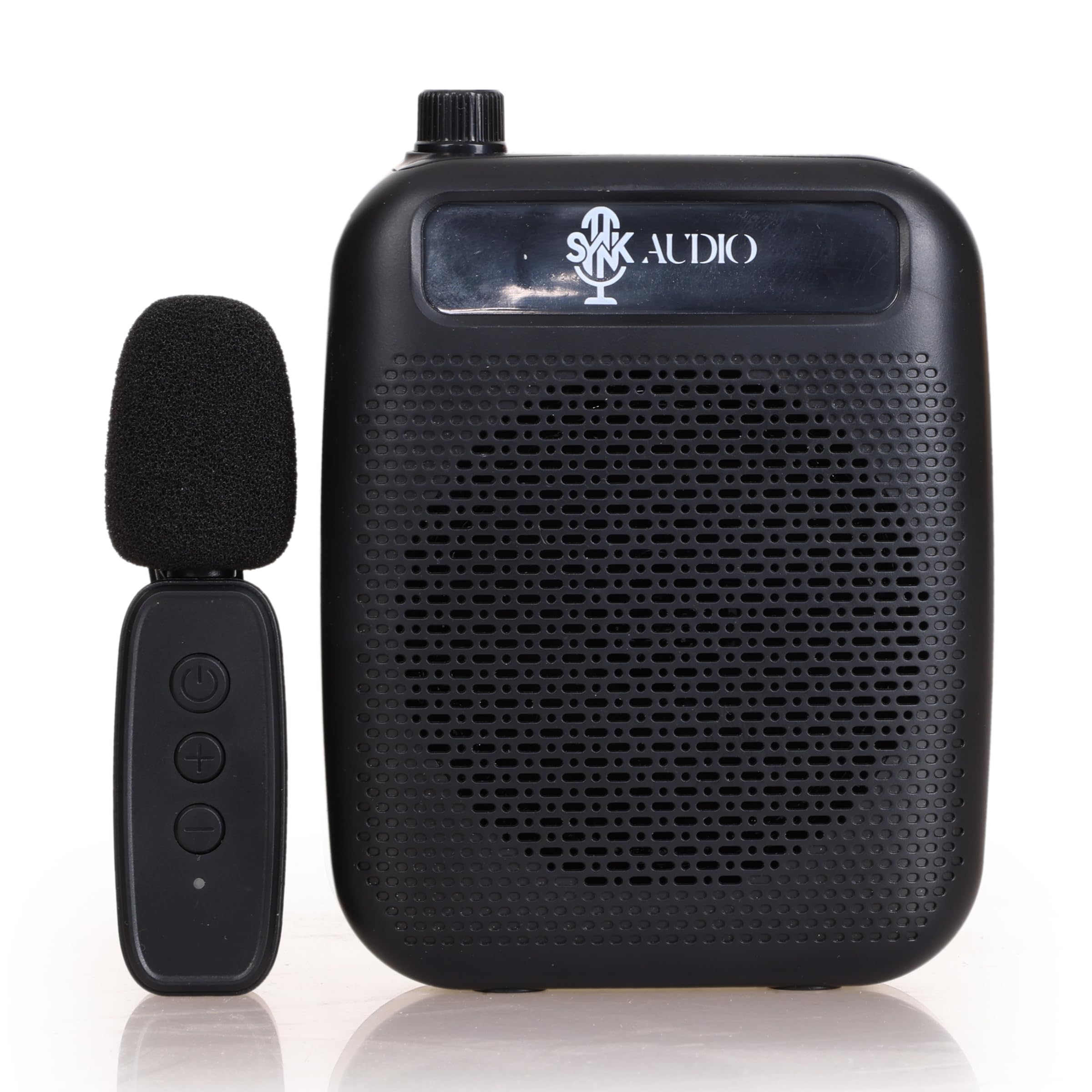 Portable Voice Amplifier with Wireless Colar Microphone | 12-Hour Battery Life, USB Type-C Charging, Bluetooth & AUX Input, Covers 10,000 sq. ft., Hands-Free Belt Clip-image-34