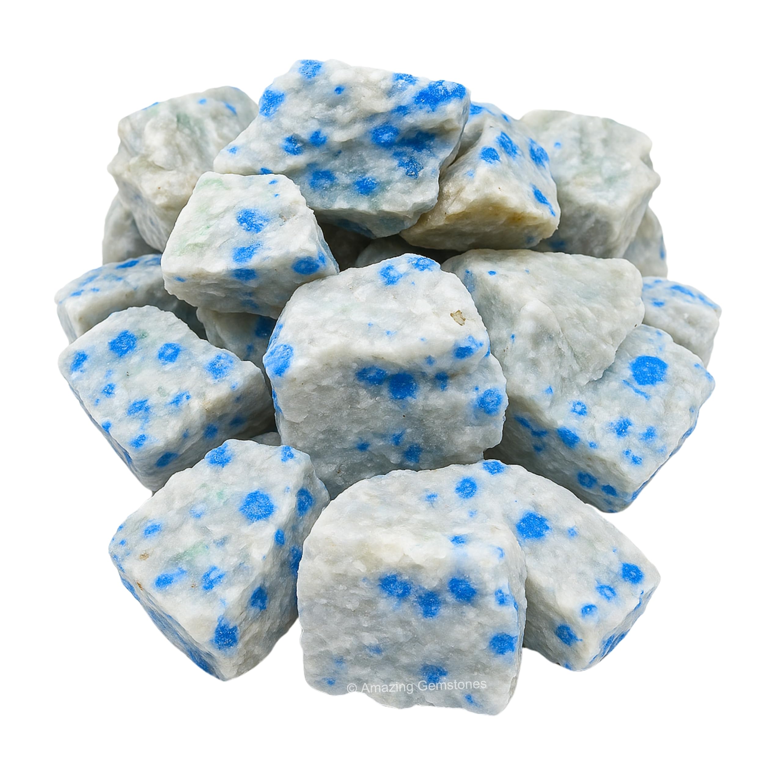 Cristales Crudos y Piedras Curativas de Amazing Gemstone, Rocas Naturales para Voltear y DIY (2 Piezas), 2 Pieces